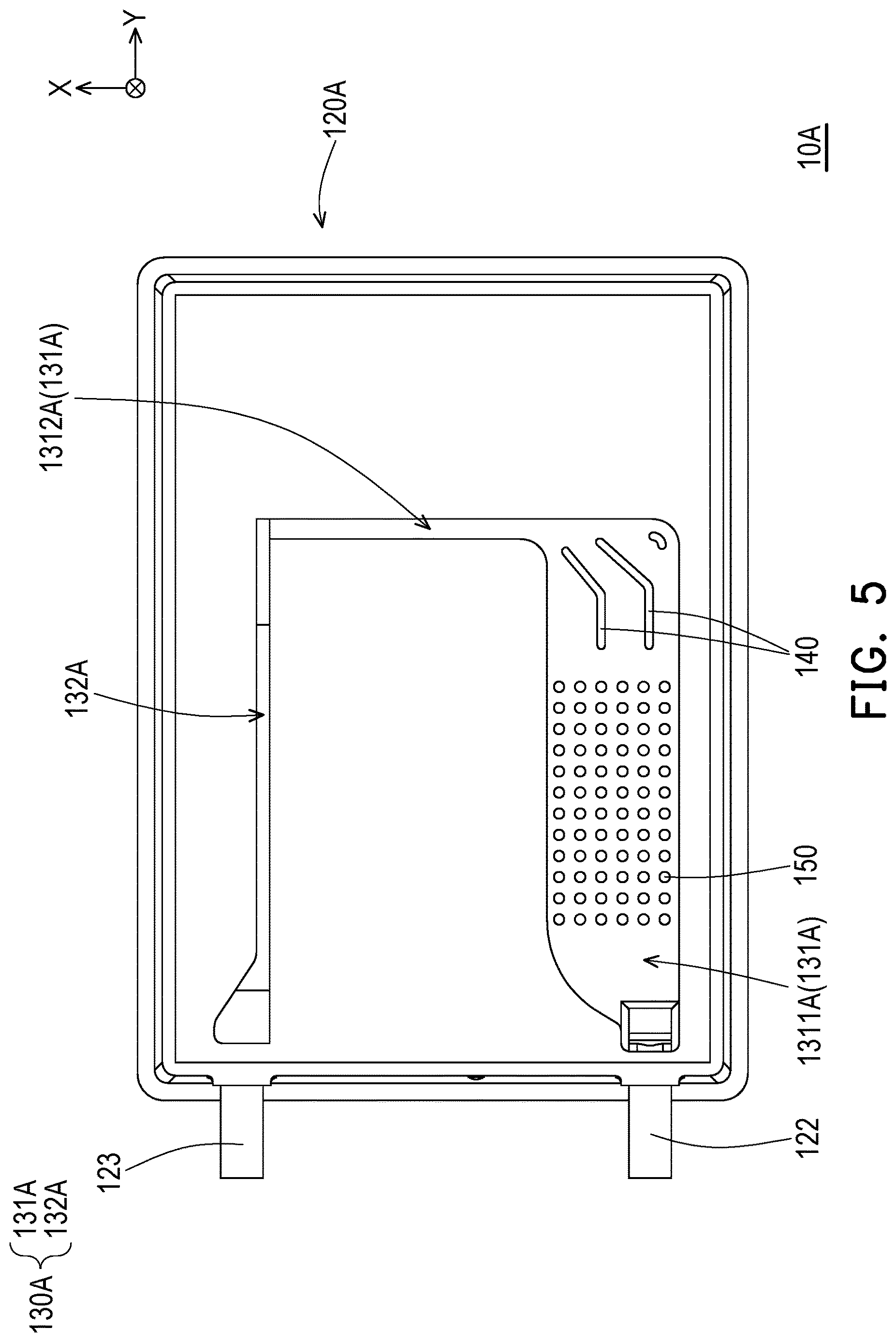 Patent US12621966 Figure 6 – Heat dissipation structure and vehicle charging device