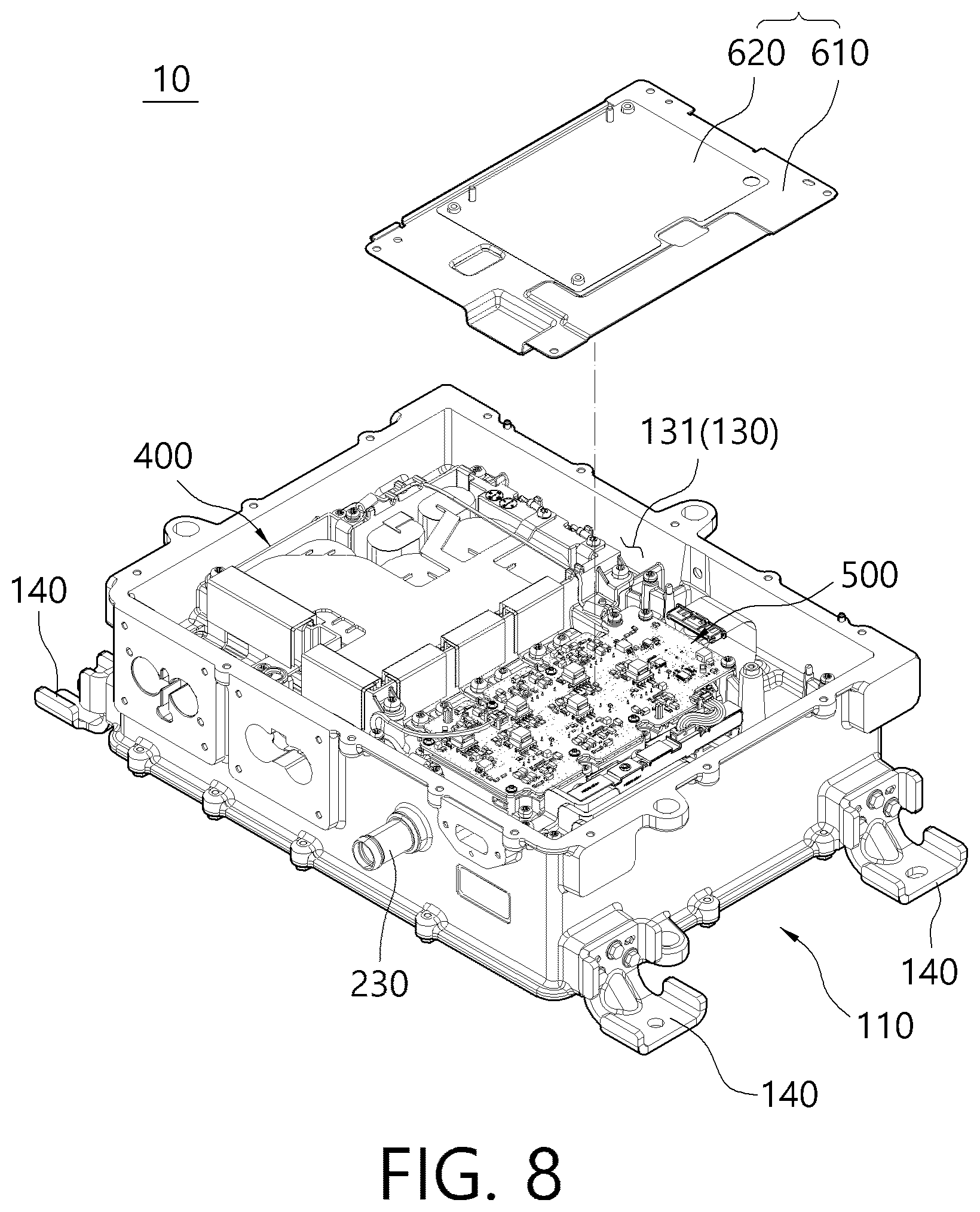 Patent US12621967 Figure 8 – Direct-current converter and method for manufacturing same