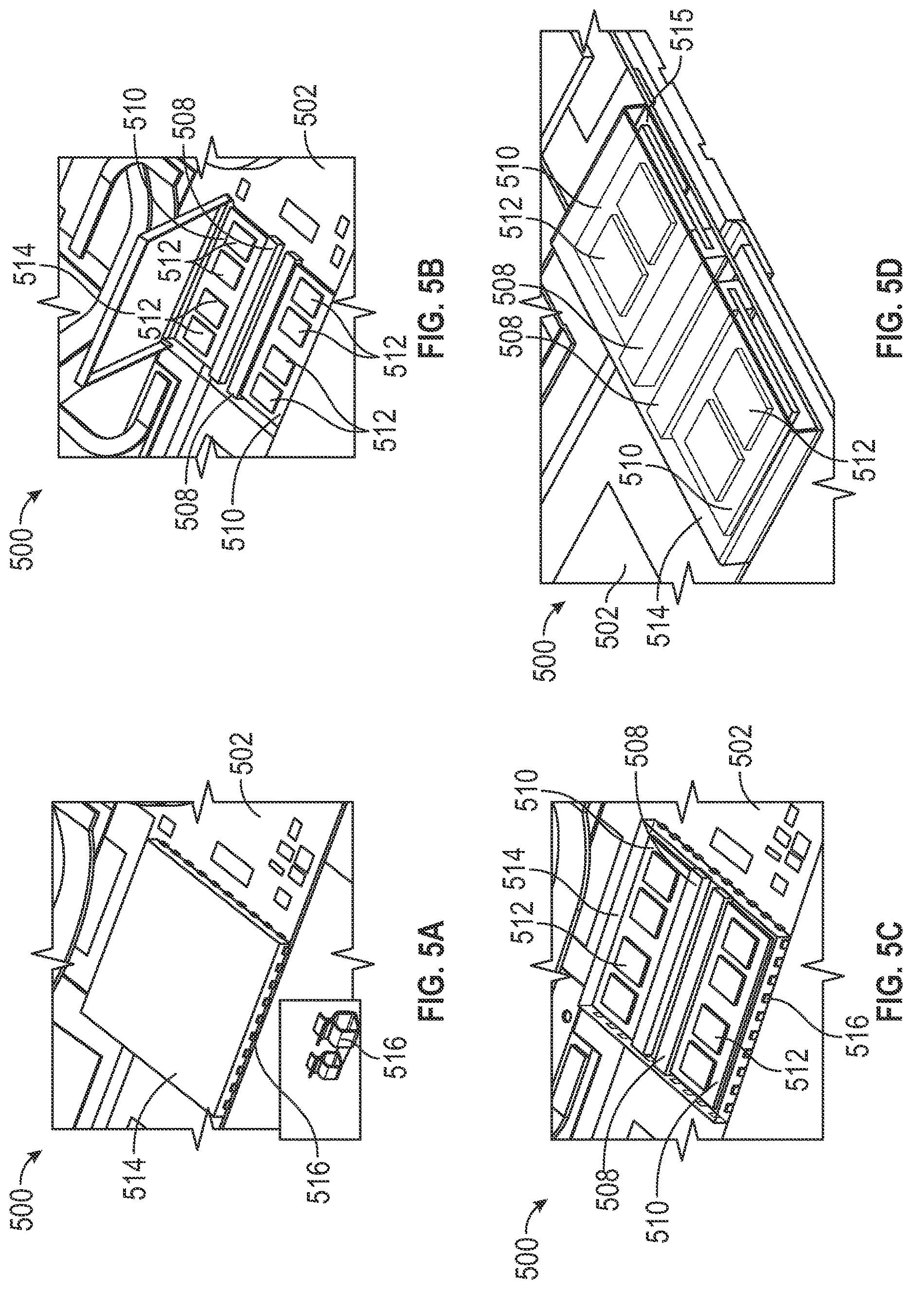Patent US12621970 Figure 5 – Electromagnetic interference shield extending underneath memory modules