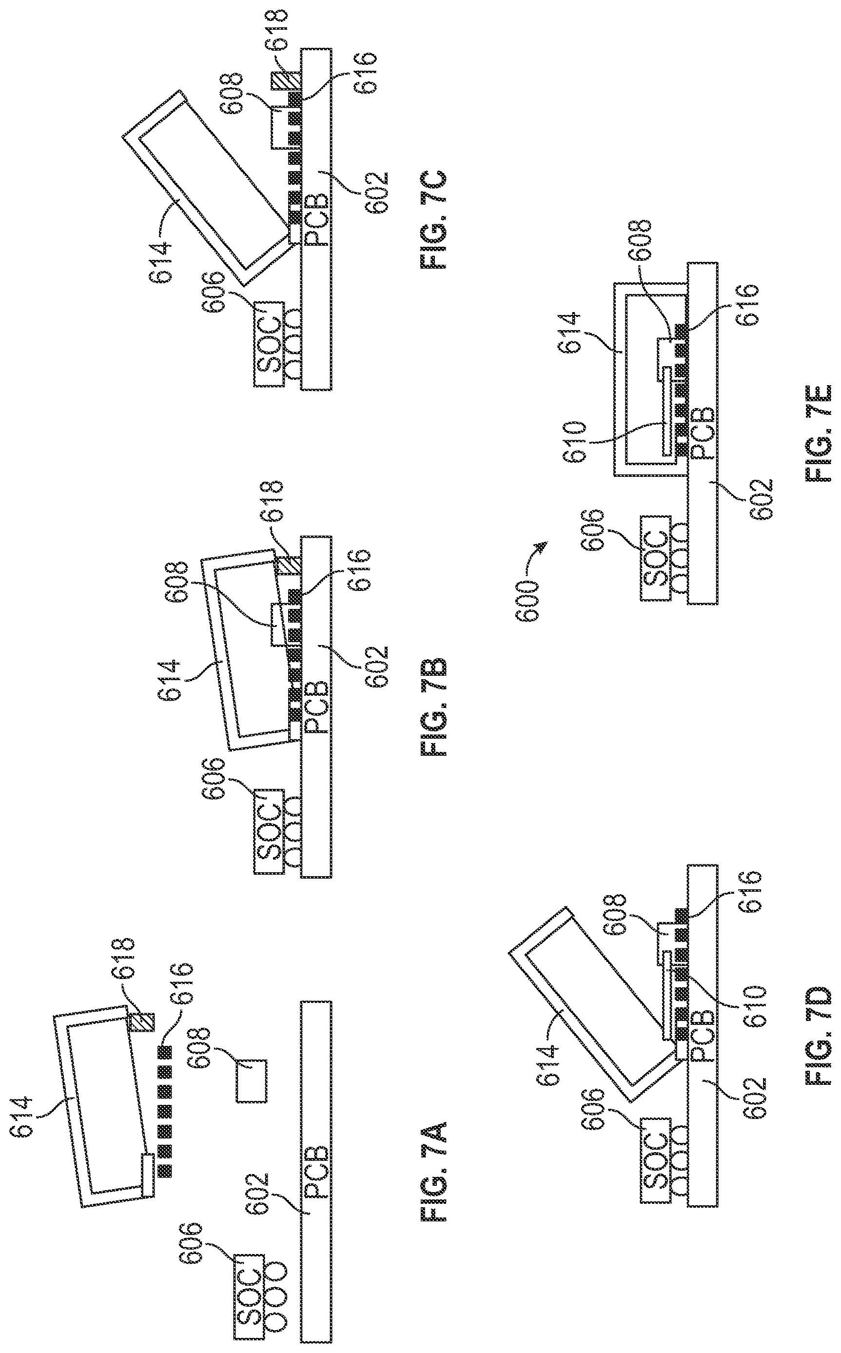Patent US12621970 Figure 7 – Electromagnetic interference shield extending underneath memory modules