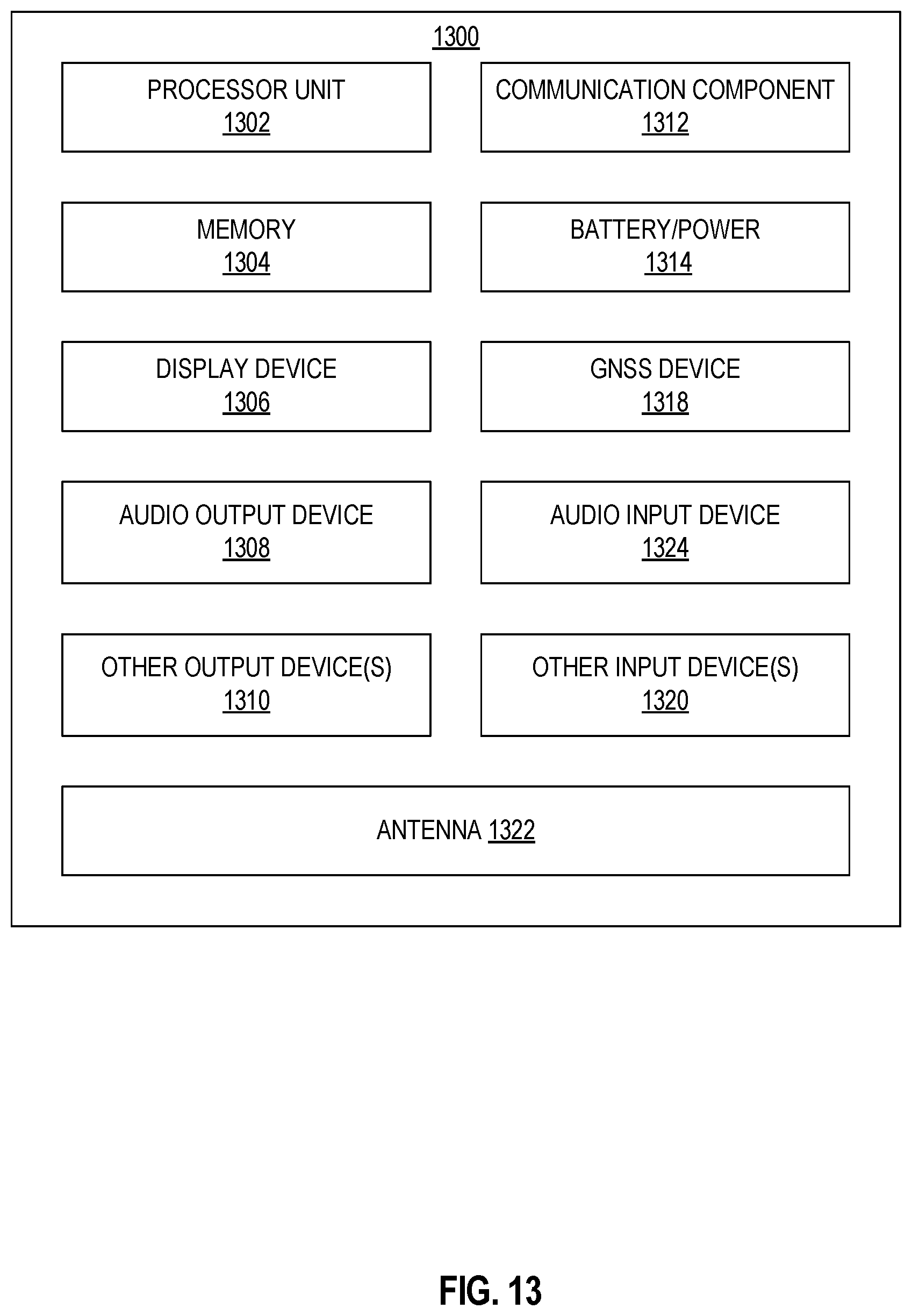 Patent US12621970 Figure 13 – Electromagnetic interference shield extending underneath memory modules