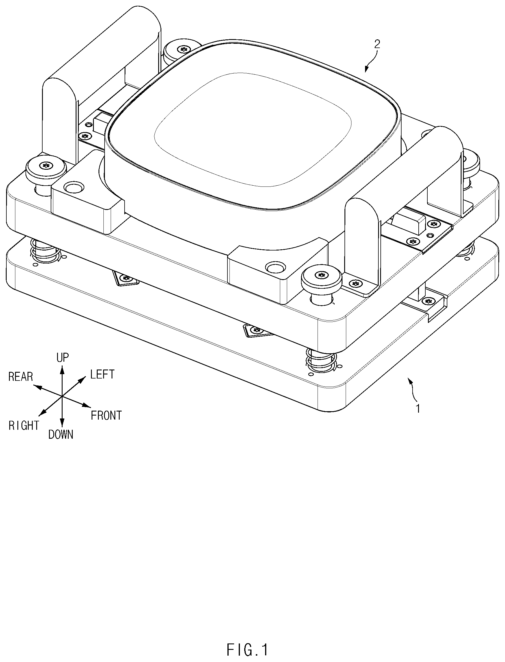 Patent US12621972 — Electronic device, and disassembling device for disassembling same — Figure 1