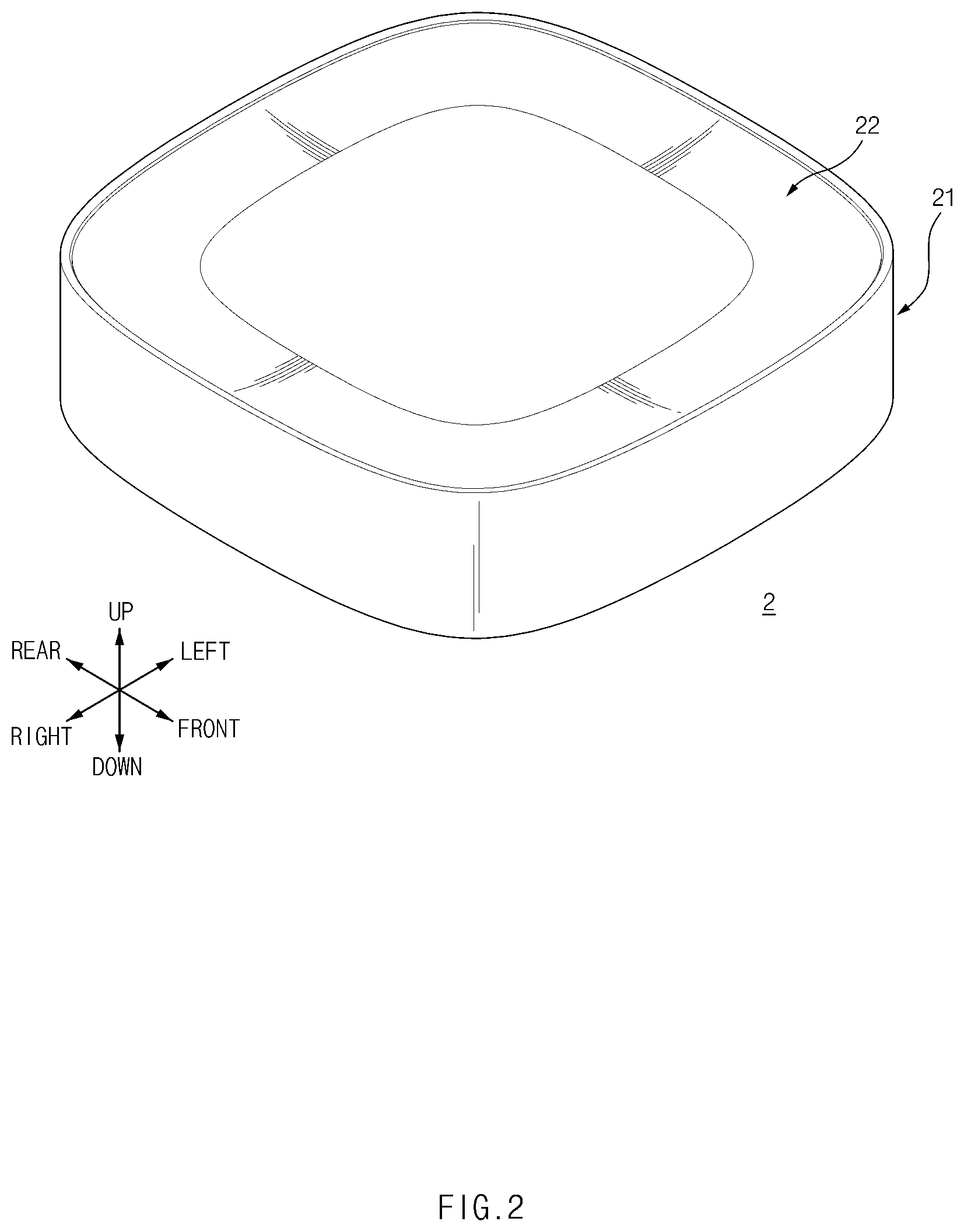 Patent US12621972 Figure 2 – Electronic device, and disassembling device for disassembling same