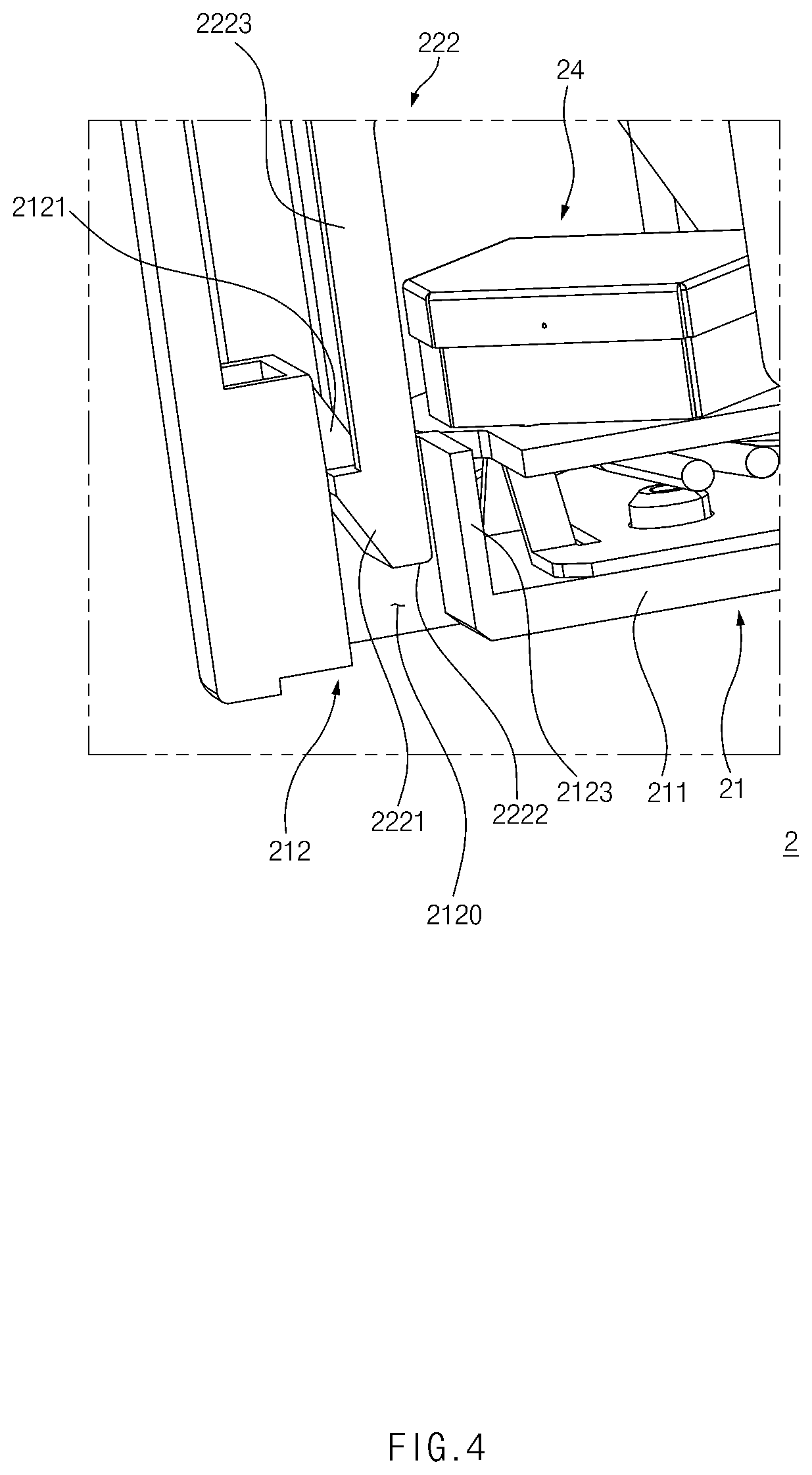 Patent US12621972 Figure 4 – Electronic device, and disassembling device for disassembling same