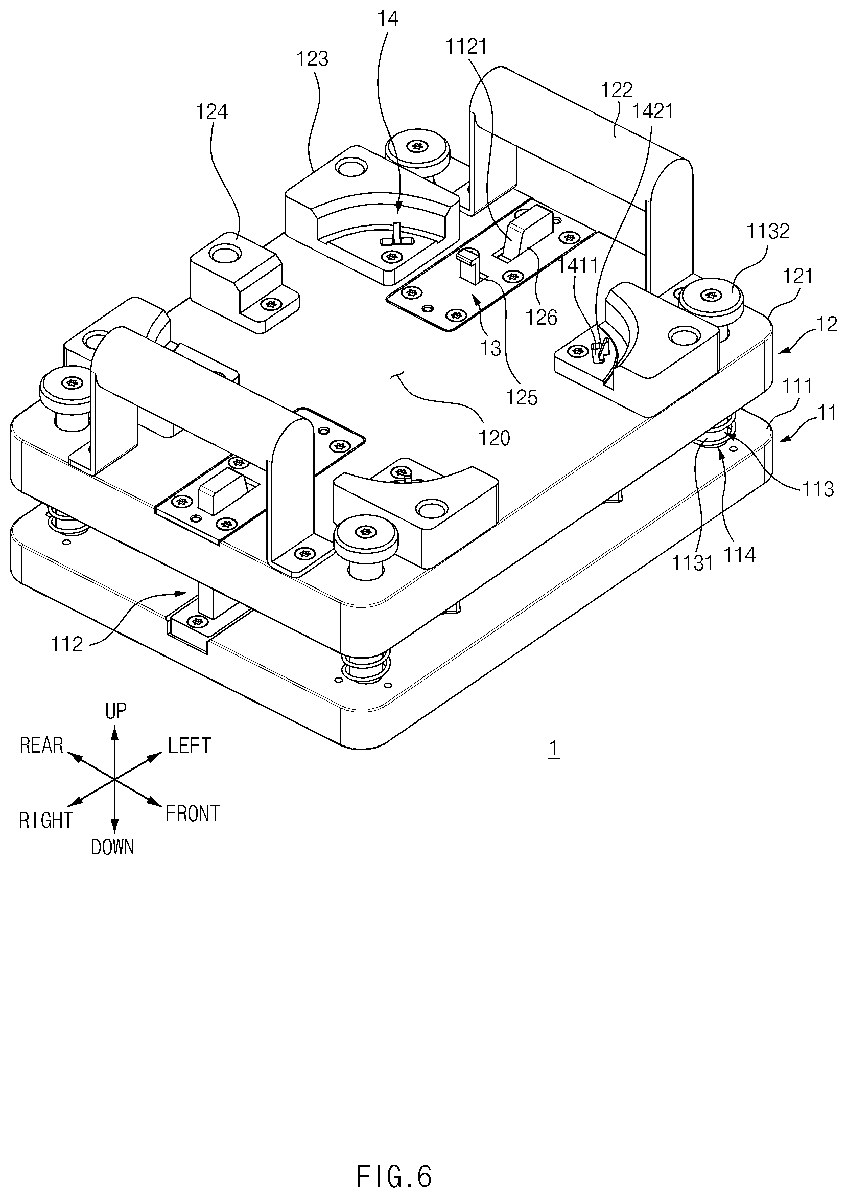 Patent US12621972 Figure 6 – Electronic device, and disassembling device for disassembling same