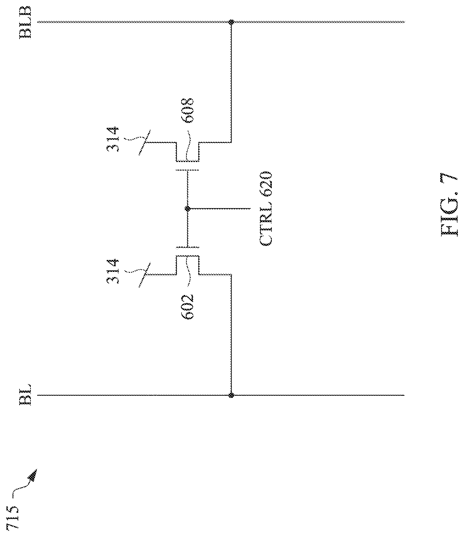 Patent US12621975 Figure 9 – Static random access memory with pre-charge circuit