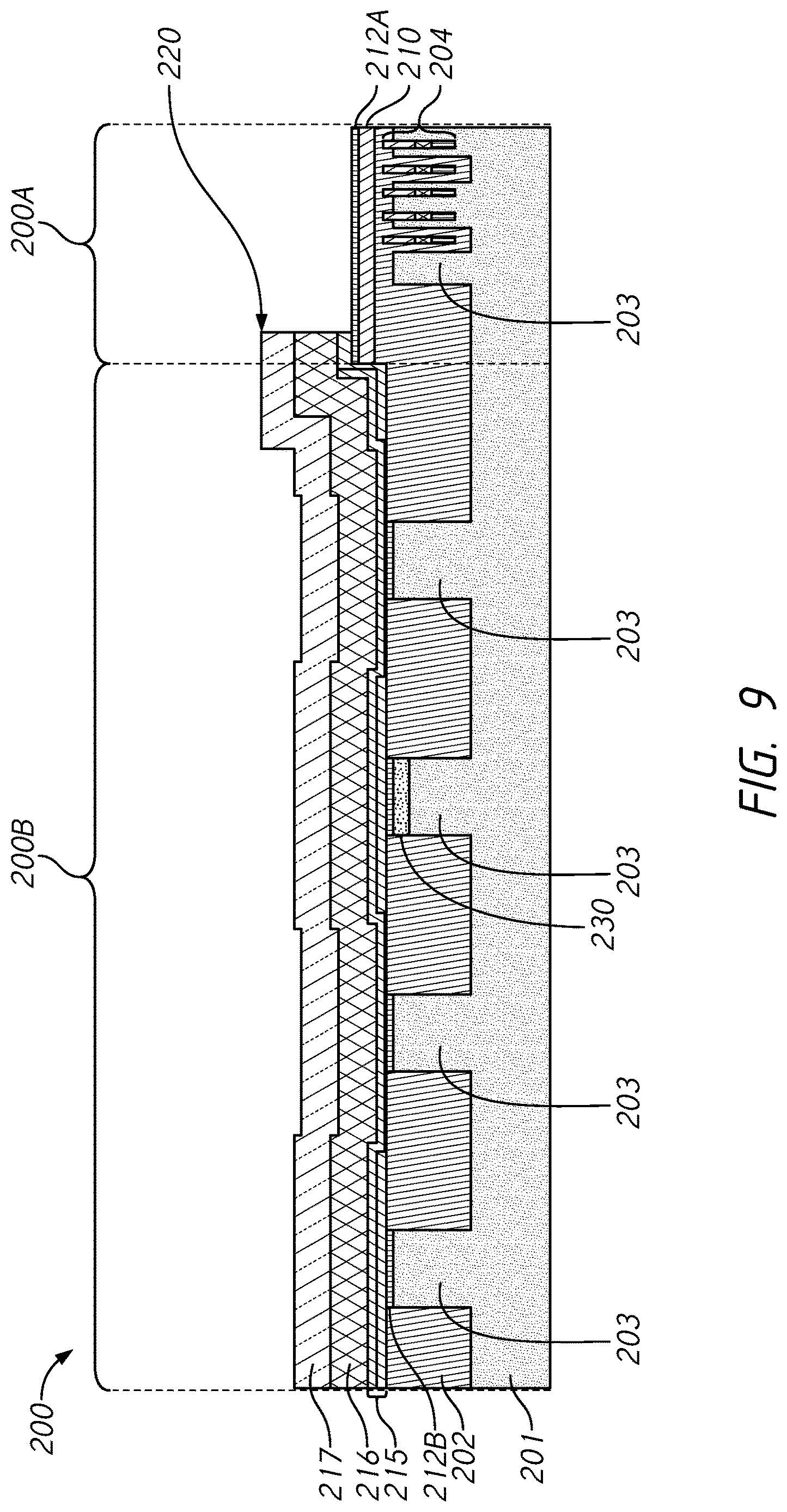 Patent US12621977 Figure 9 – Method of forming memory device