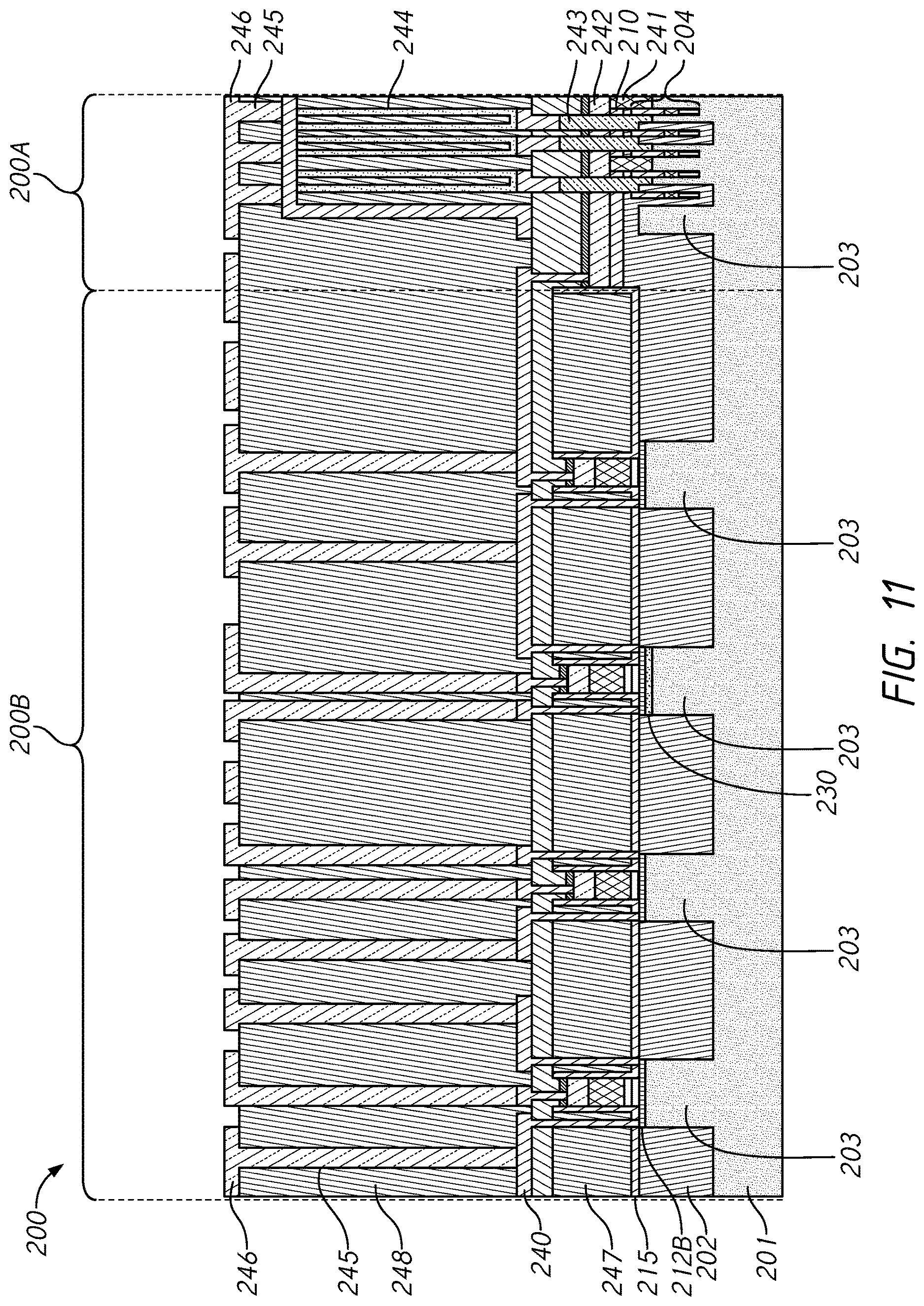 Patent US12621977 Figure 11 – Method of forming memory device