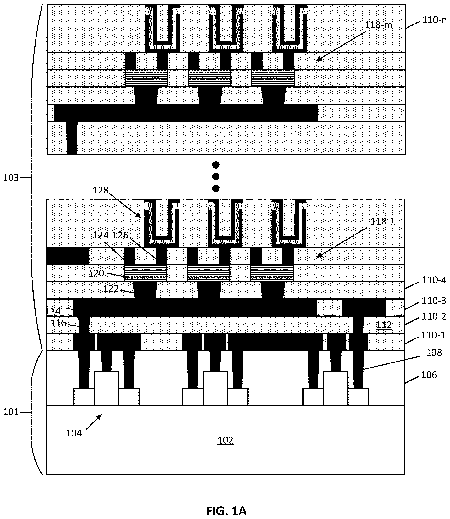 Patent US12621979 — Multi-tier memory structure with graded characteristics — Figure 1