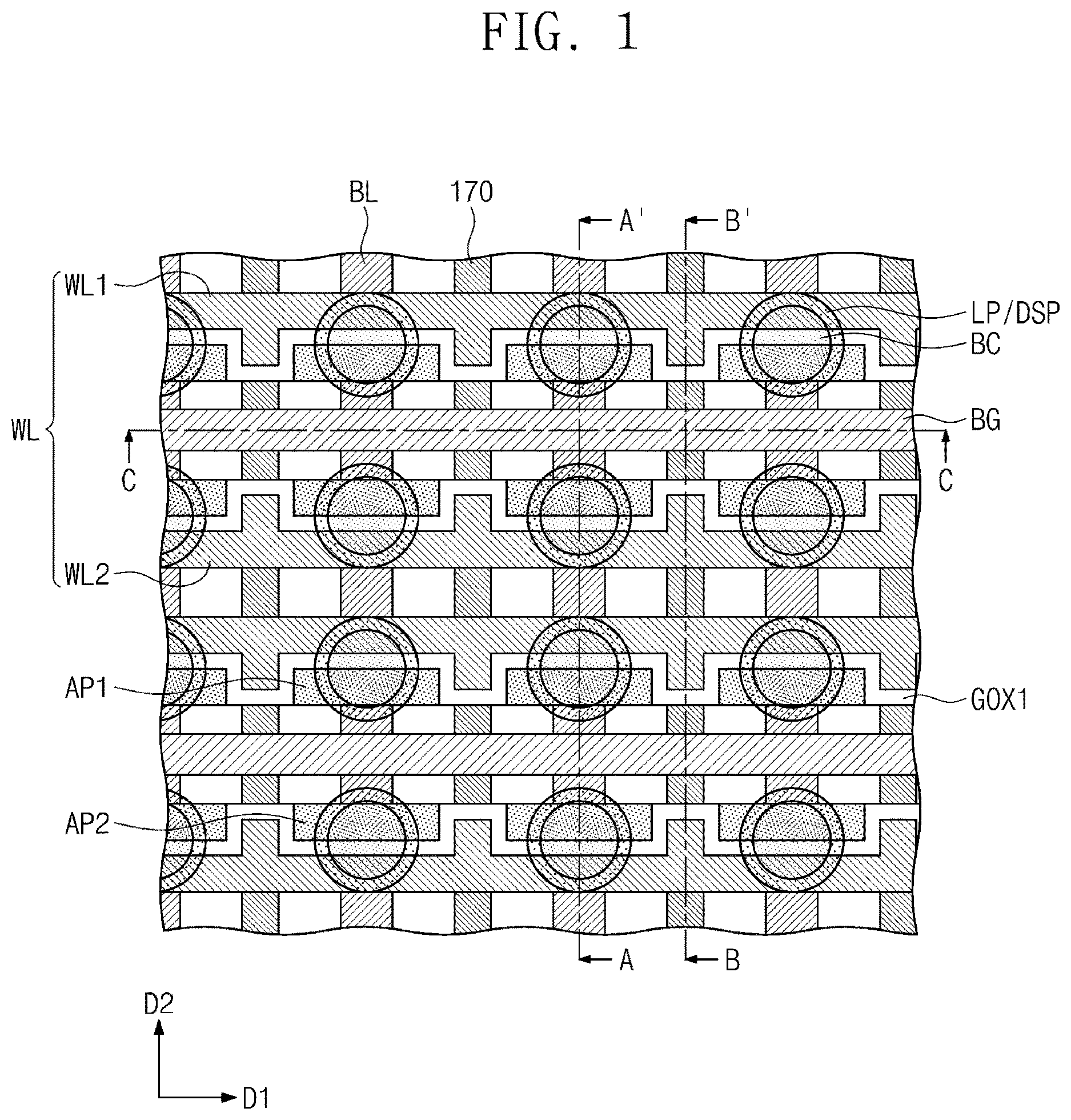 Patent US12621981 Figure 1 – Semiconductor memory device