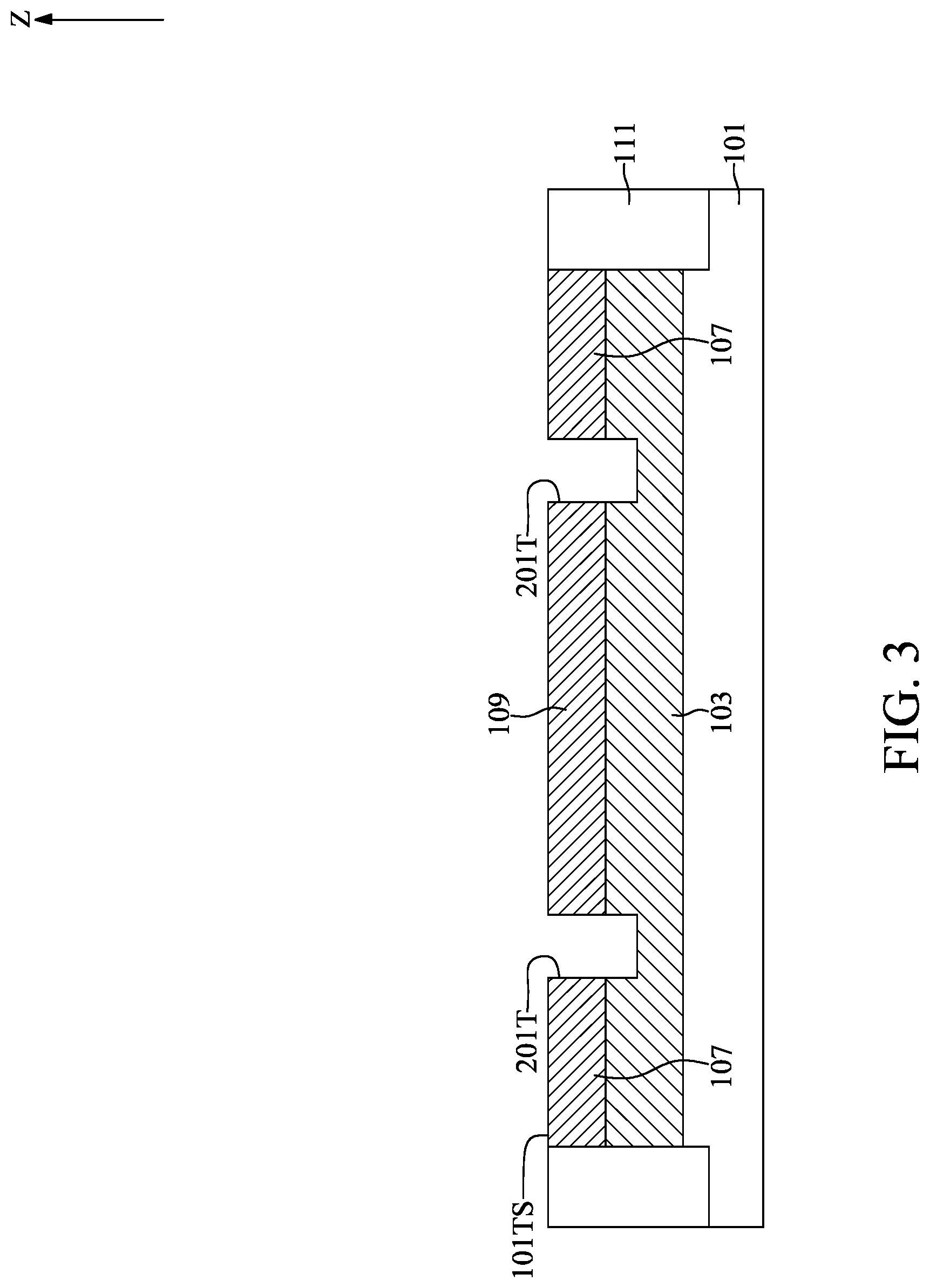 Patent US12621982 Figure 3 – Semiconductor device with pad structure and method for fabricating the same