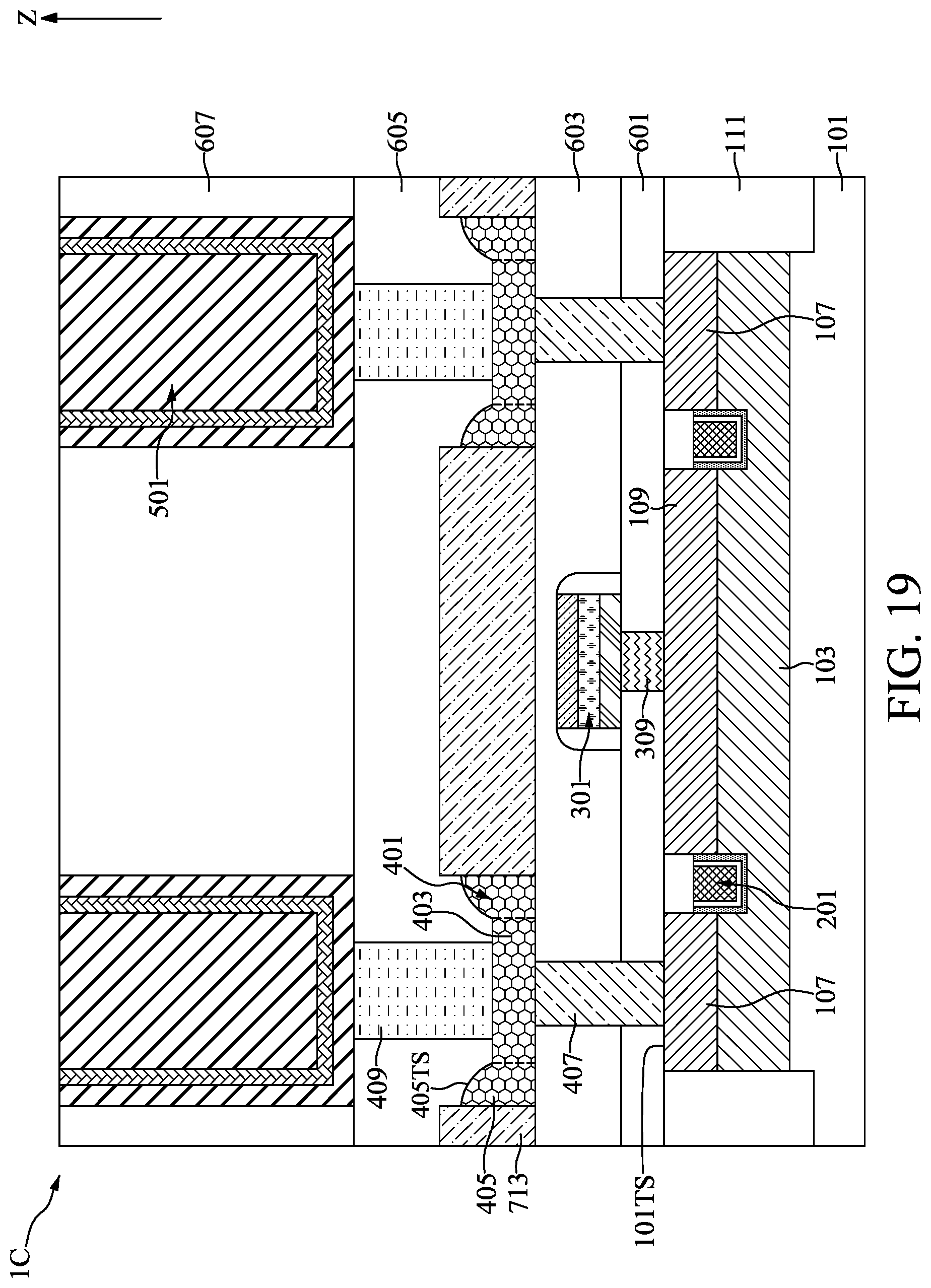 Patent US12621982 Figure 19 – Semiconductor device with pad structure and method for fabricating the same