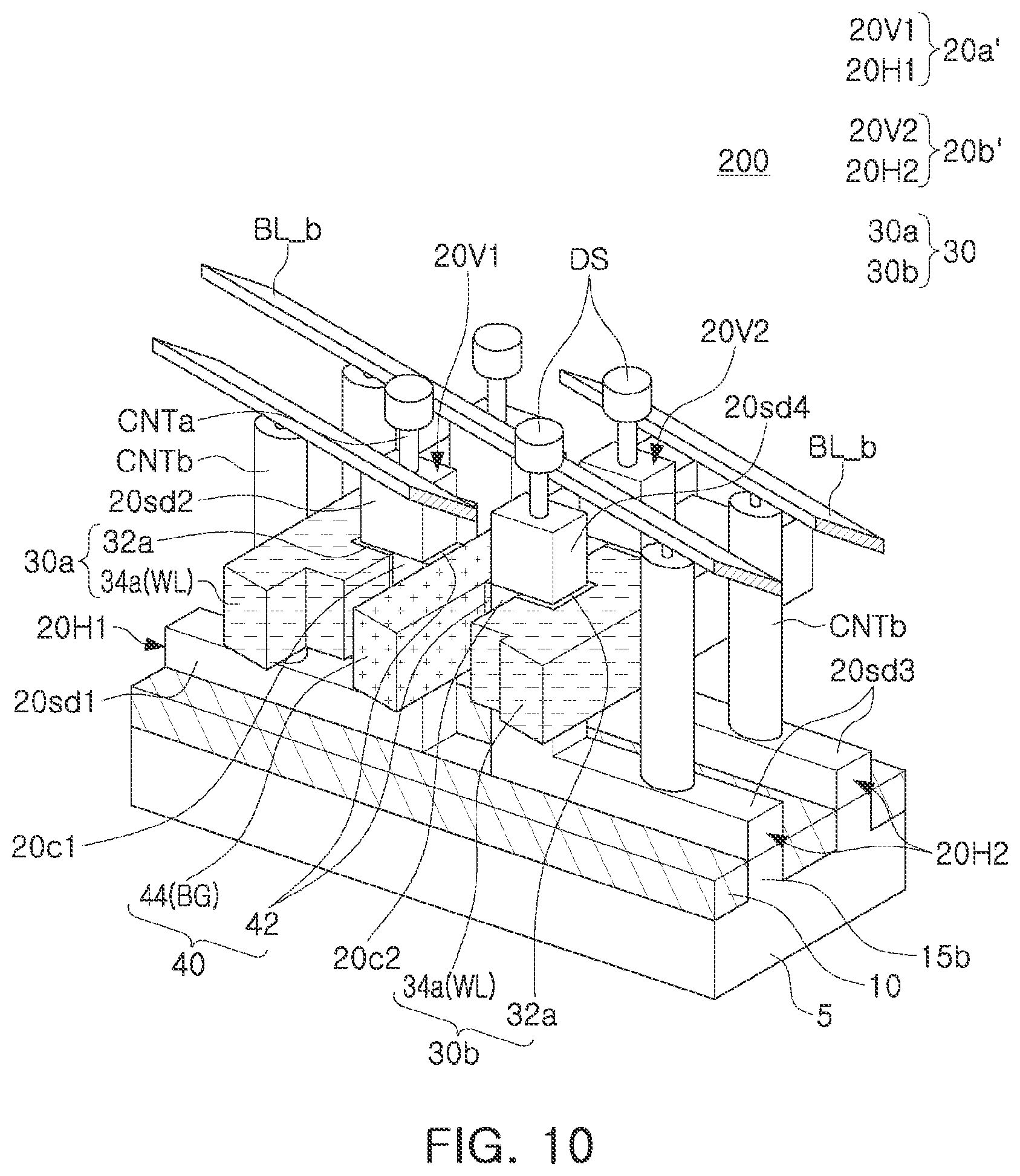 Patent US12621983 Figure 13 – Semiconductor device including vertical channel region