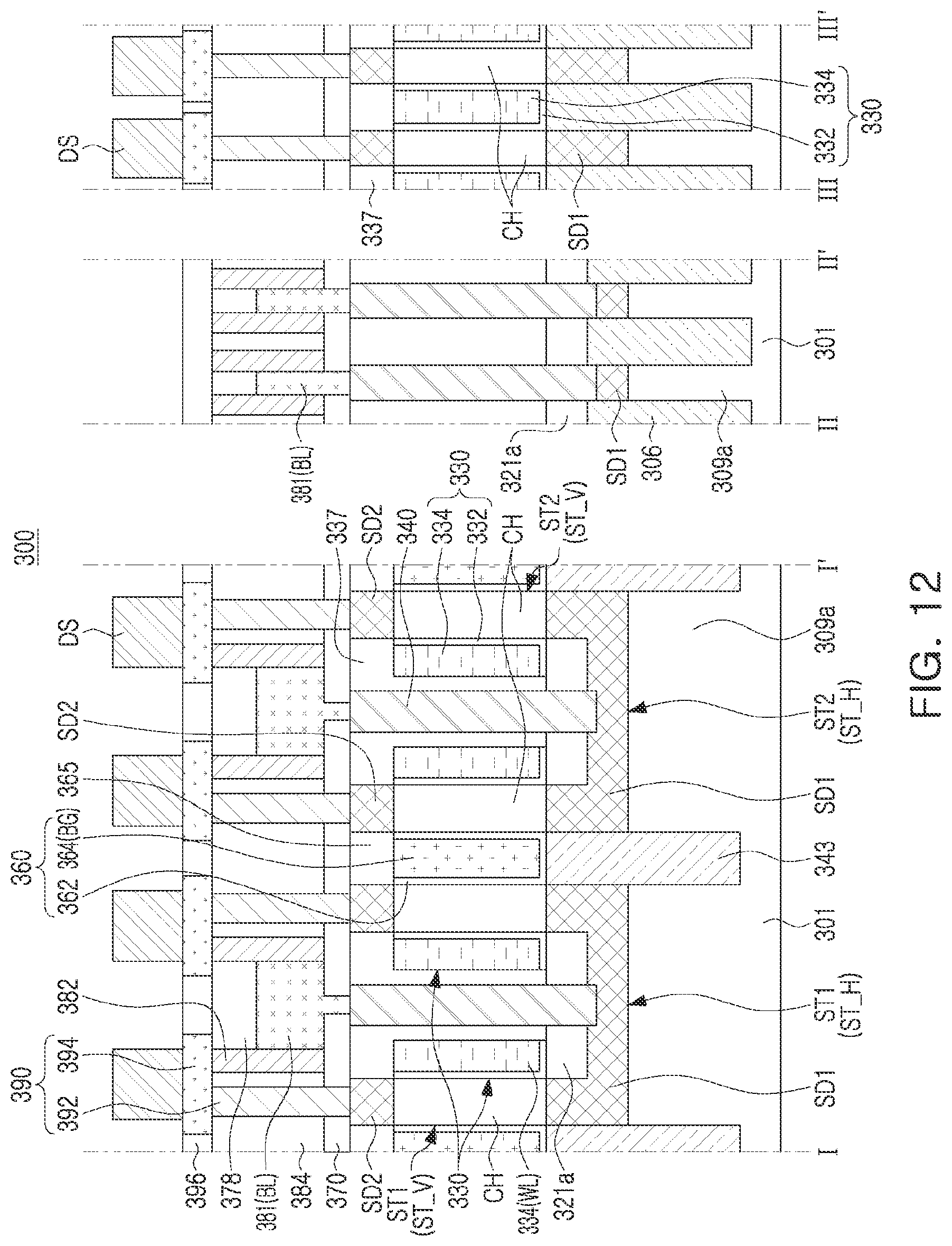 Patent US12621983 Figure 15 – Semiconductor device including vertical channel region