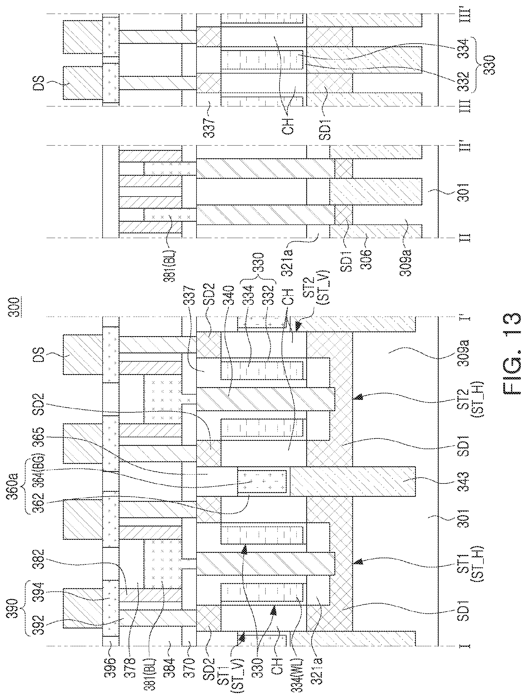 Patent US12621983 Figure 16 – Semiconductor device including vertical channel region