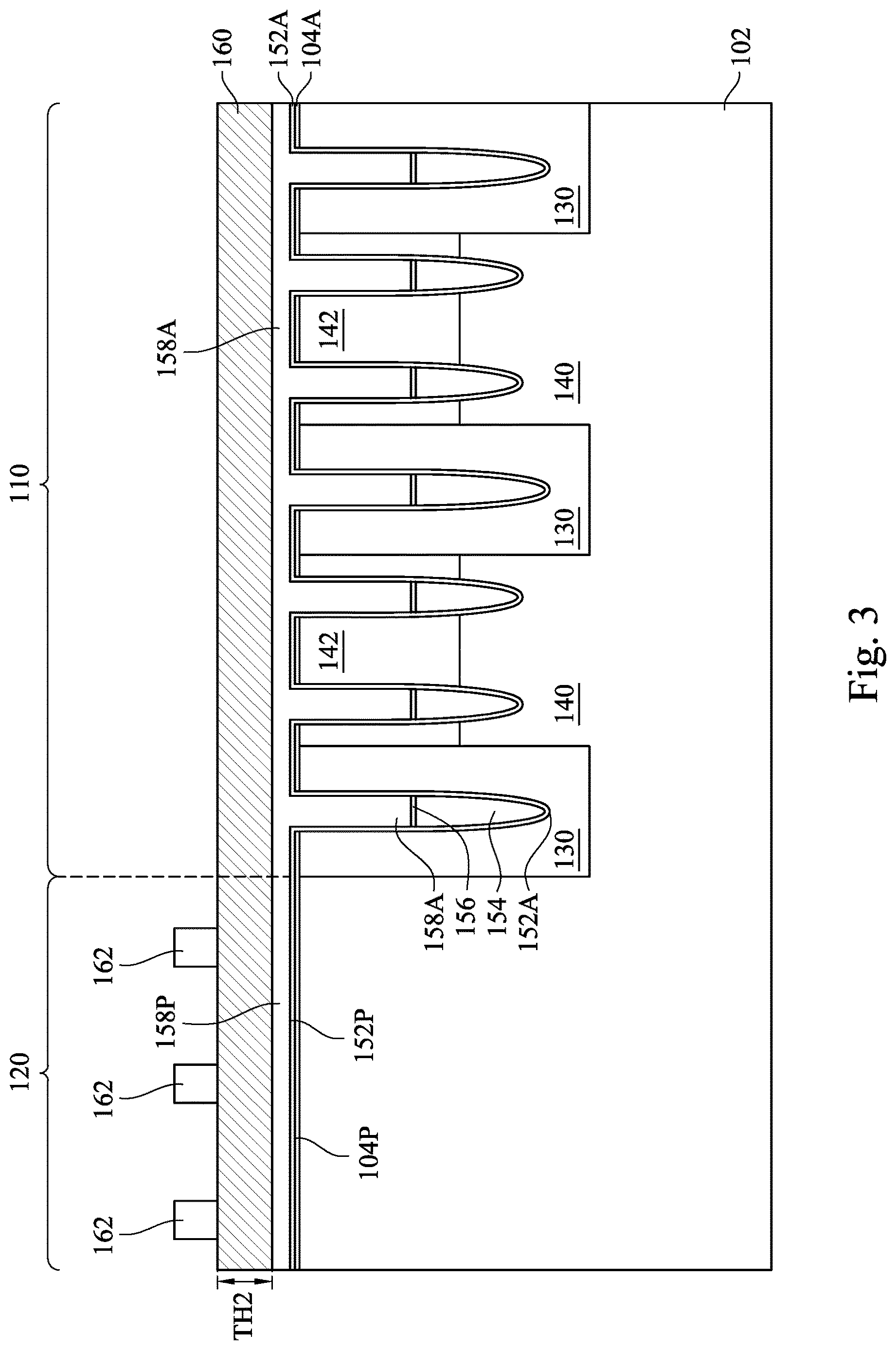 Patent US12621985 Figure 3 – Semiconductor structure and method of manufacturing the same