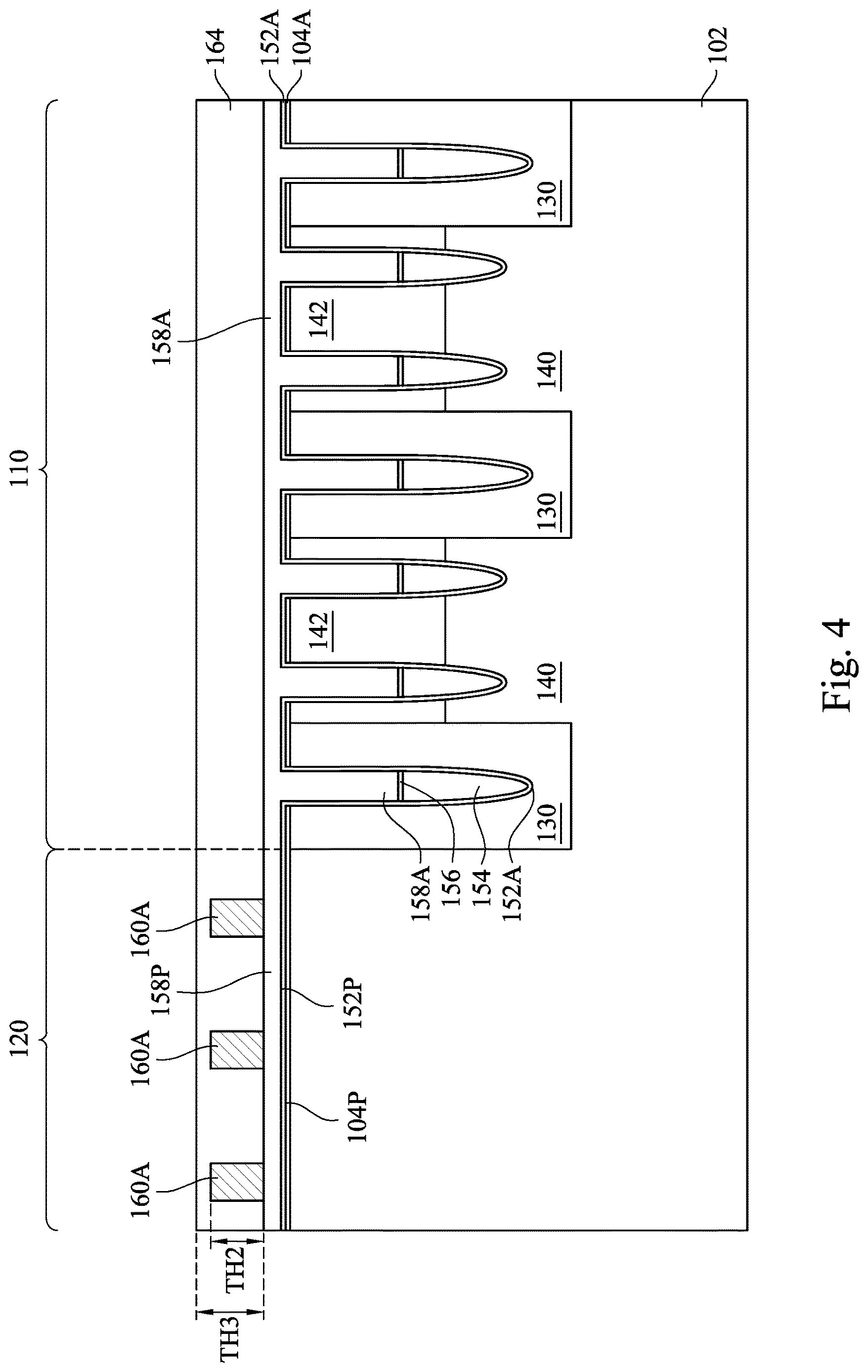 Patent US12621985 Figure 4 – Semiconductor structure and method of manufacturing the same