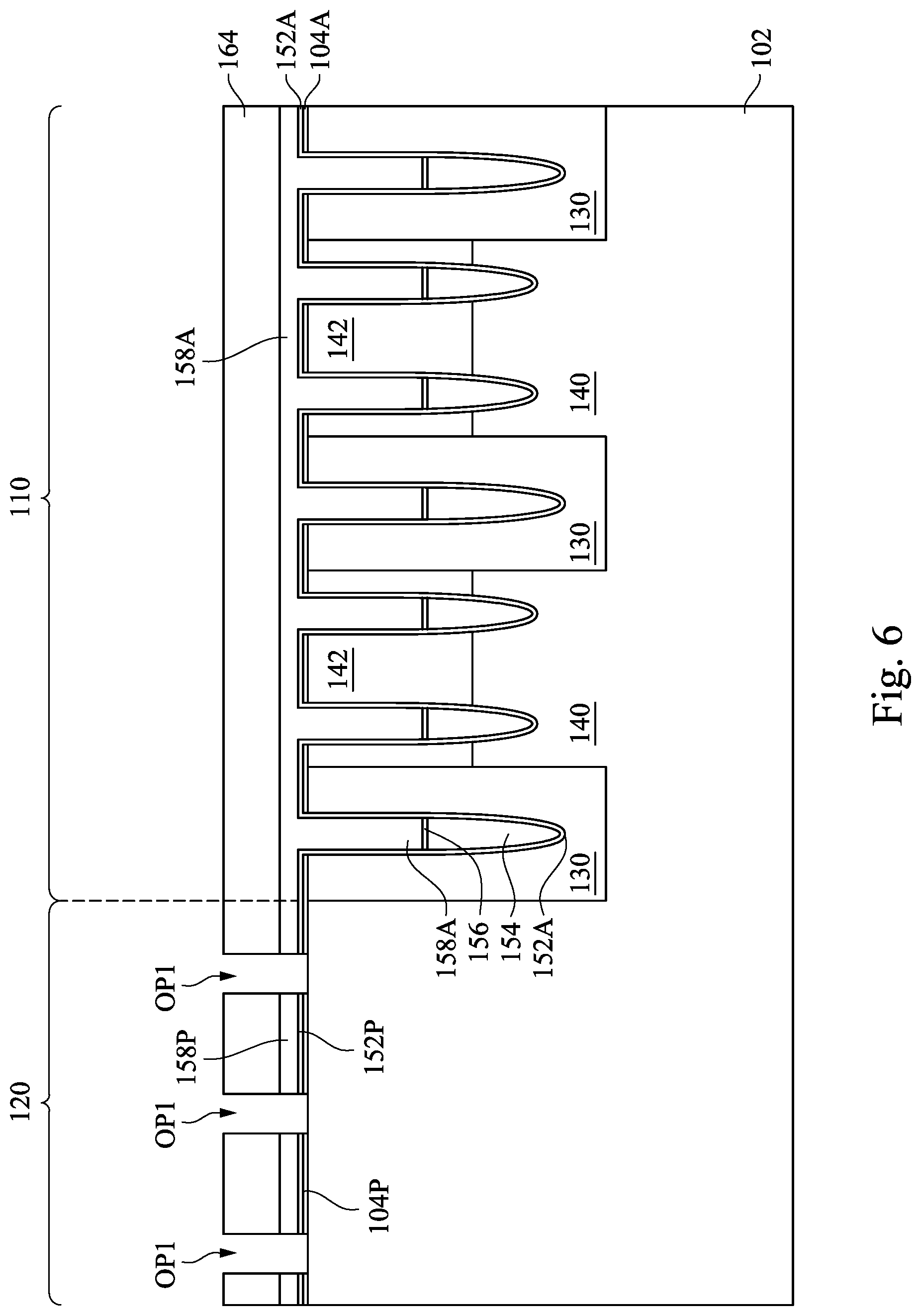Patent US12621985 Figure 6 – Semiconductor structure and method of manufacturing the same