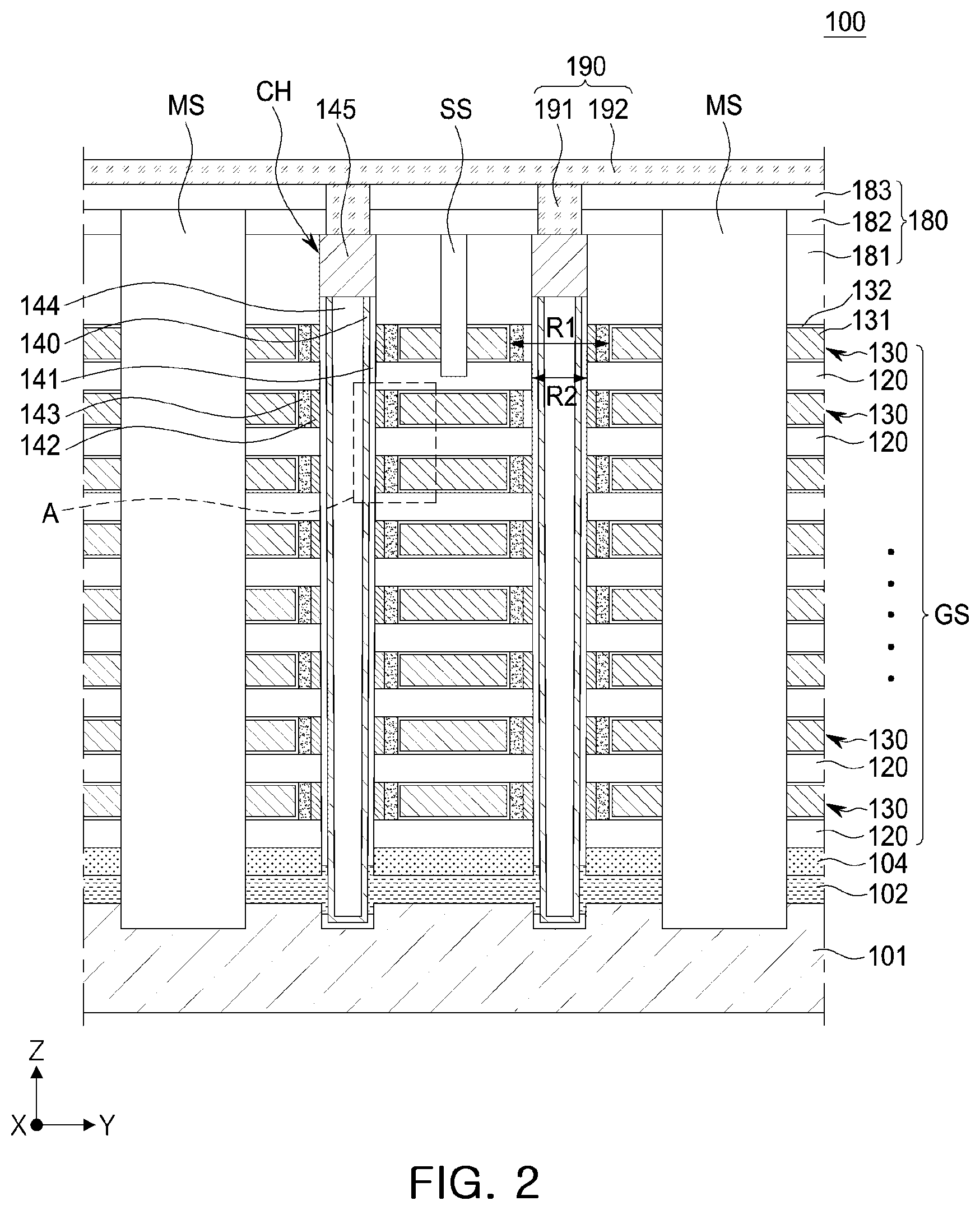 Patent US12621989 Figure 2 – Semiconductor devices and methods of manufacturing semiconductor devices