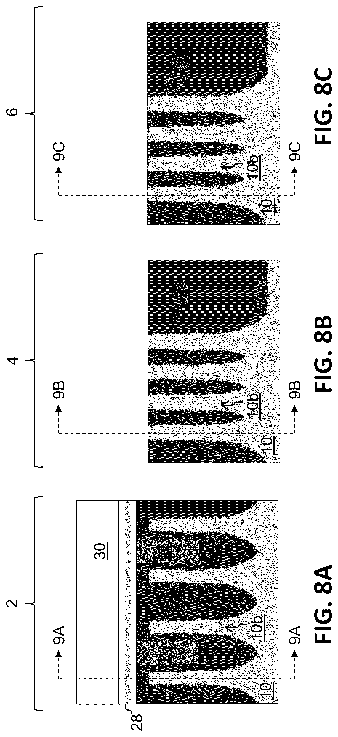Patent US12621990 Figure 9 – Split gate non-volatile memory cells, HV and logic devices with FINFET structures, and method of making same