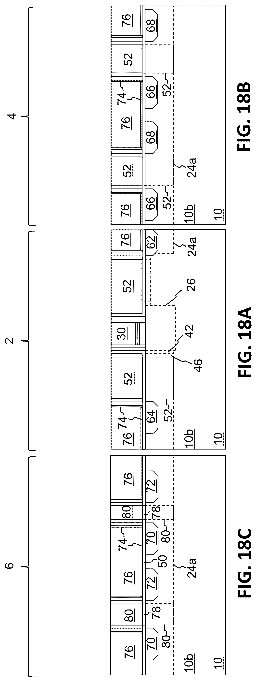 Patent US12621990 Figure 19 – Split gate non-volatile memory cells, HV and logic devices with FINFET structures, and method of making same