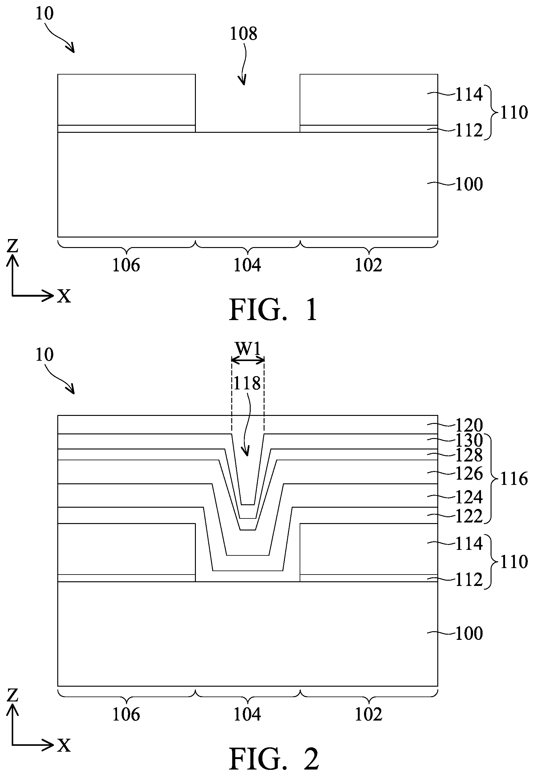 Patent US12621991 Figure 1 – Semiconductor structure and method of forming the same
