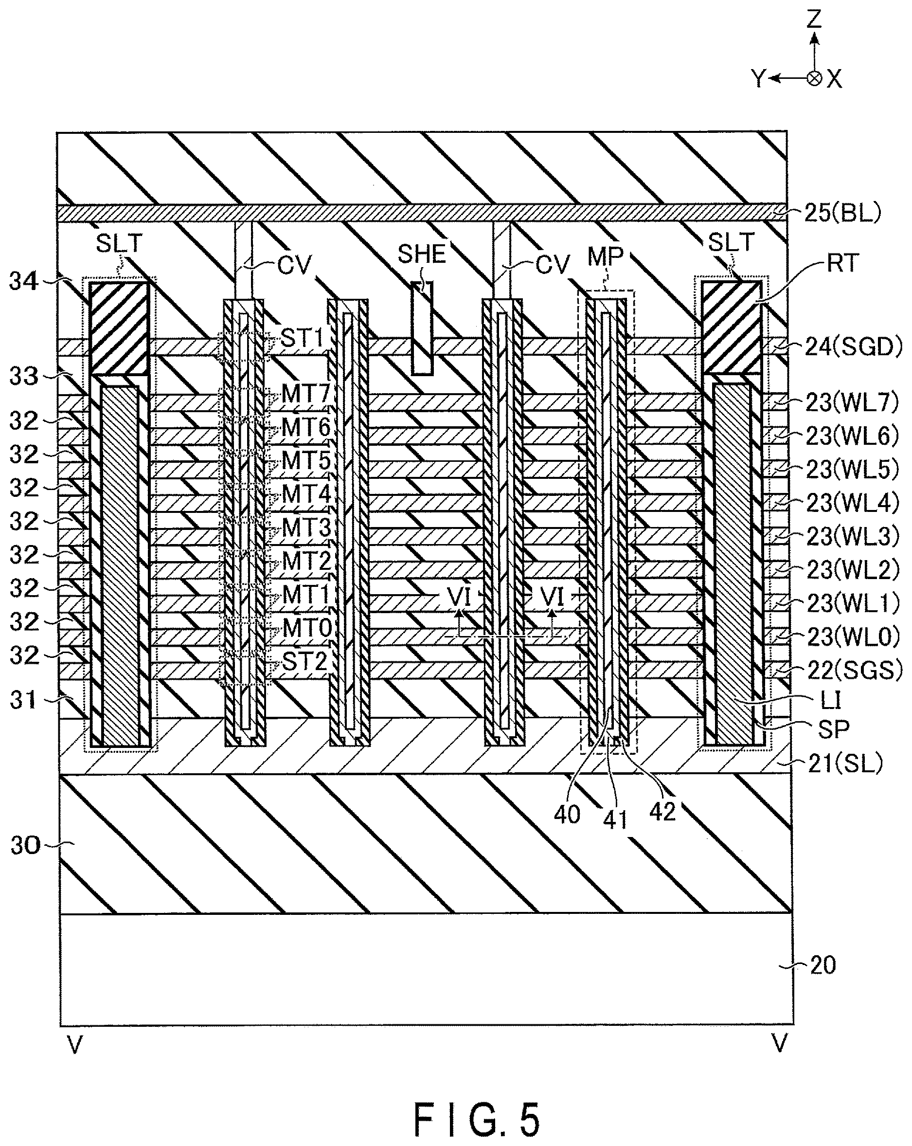 Patent US12621992 Figure 5 – Semiconductor memory device