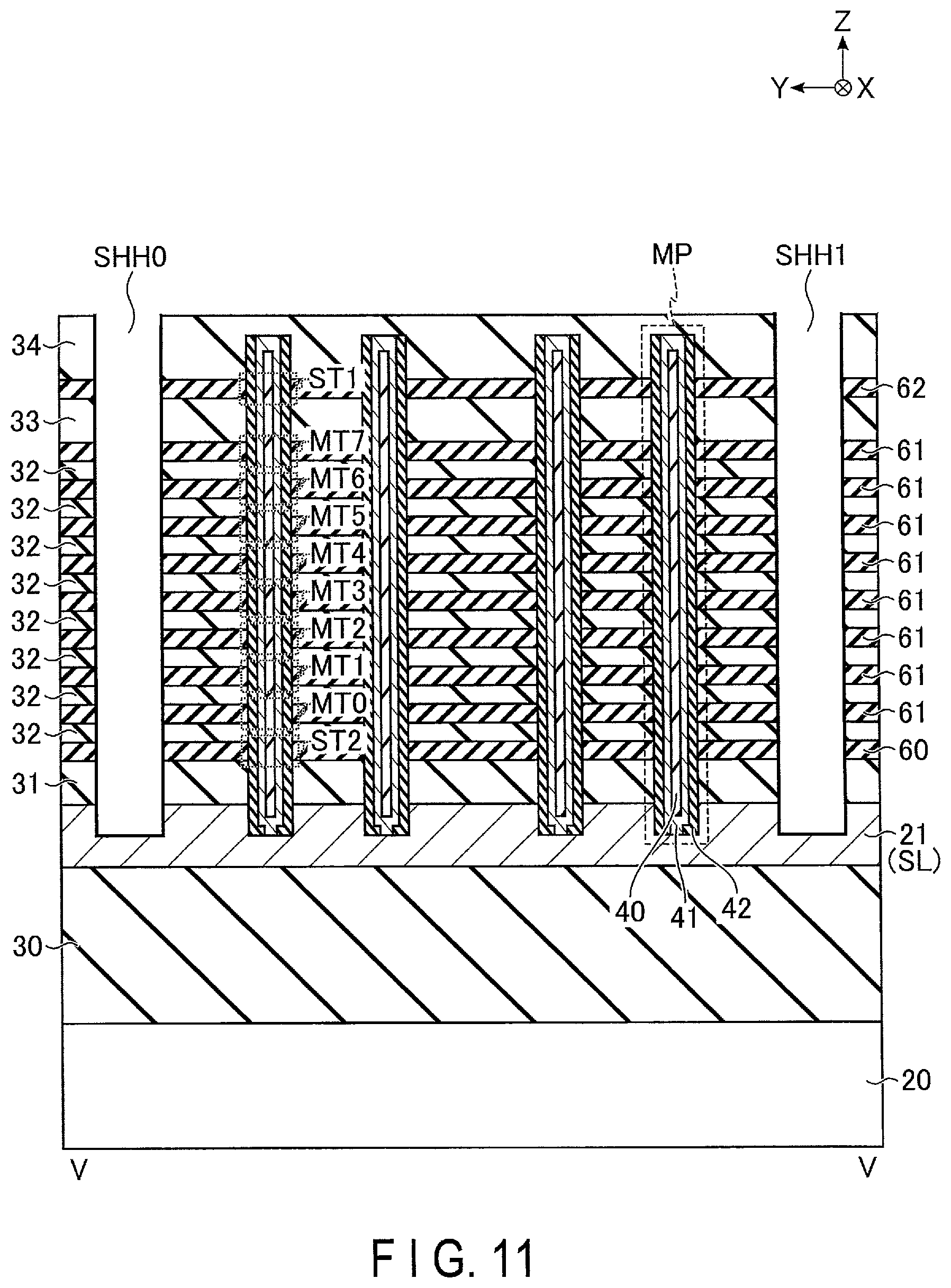 Patent US12621992 Figure 11 – Semiconductor memory device