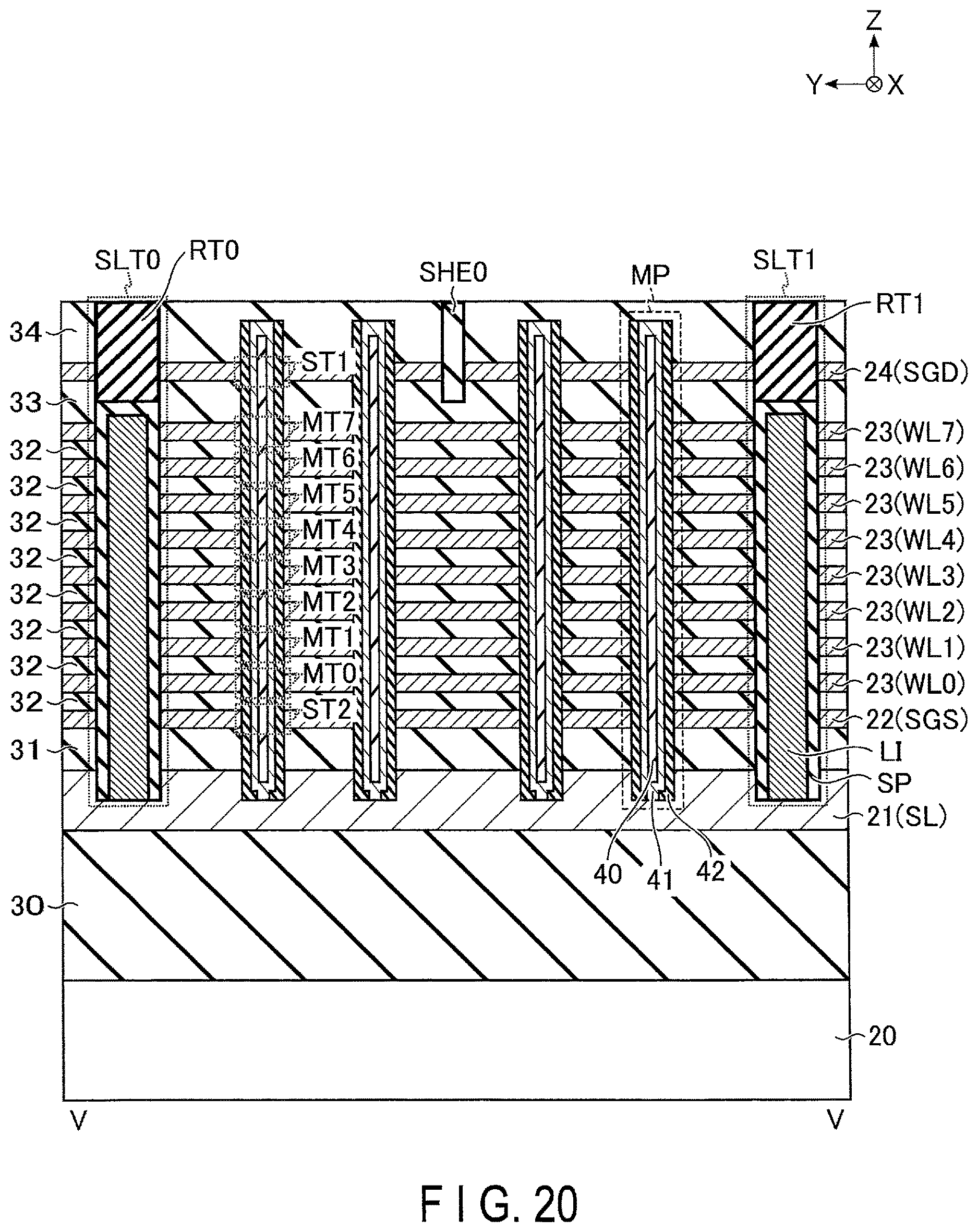 Patent US12621992 Figure 20 – Semiconductor memory device