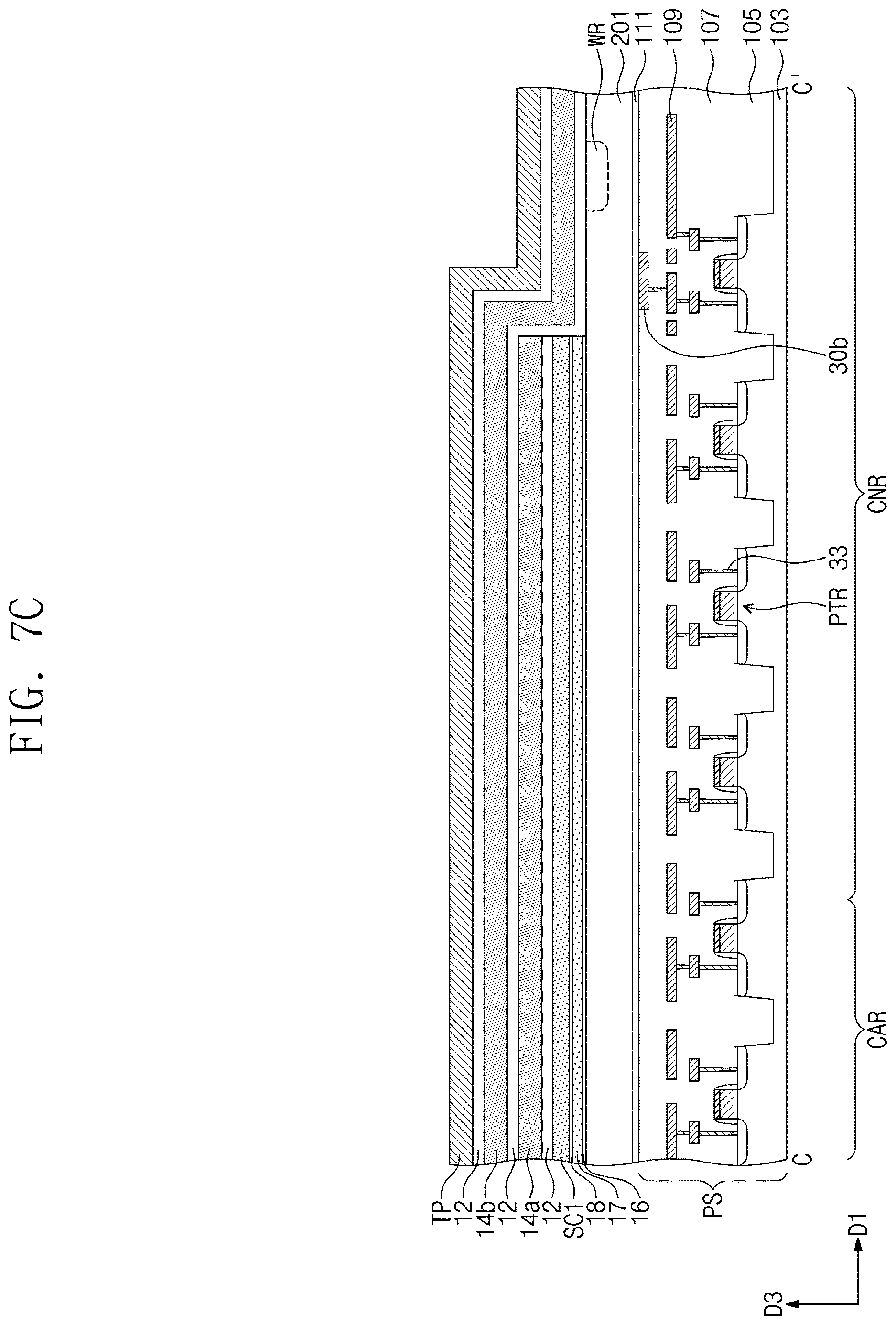 Patent US12621993 Figure 17 – Three-dimensional semiconductor memory device, electronic system including the same, and method of fabricating the same