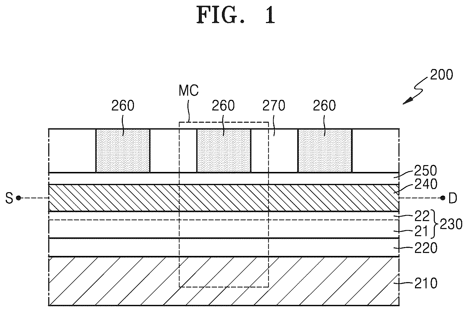 Patent US12621999 Figure 1 – Variable resistance memory device