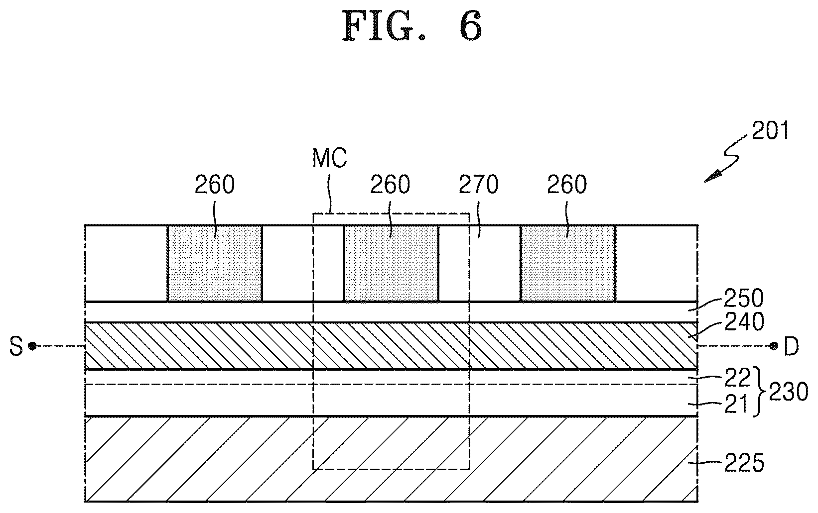 Patent US12621999 Figure 6 – Variable resistance memory device