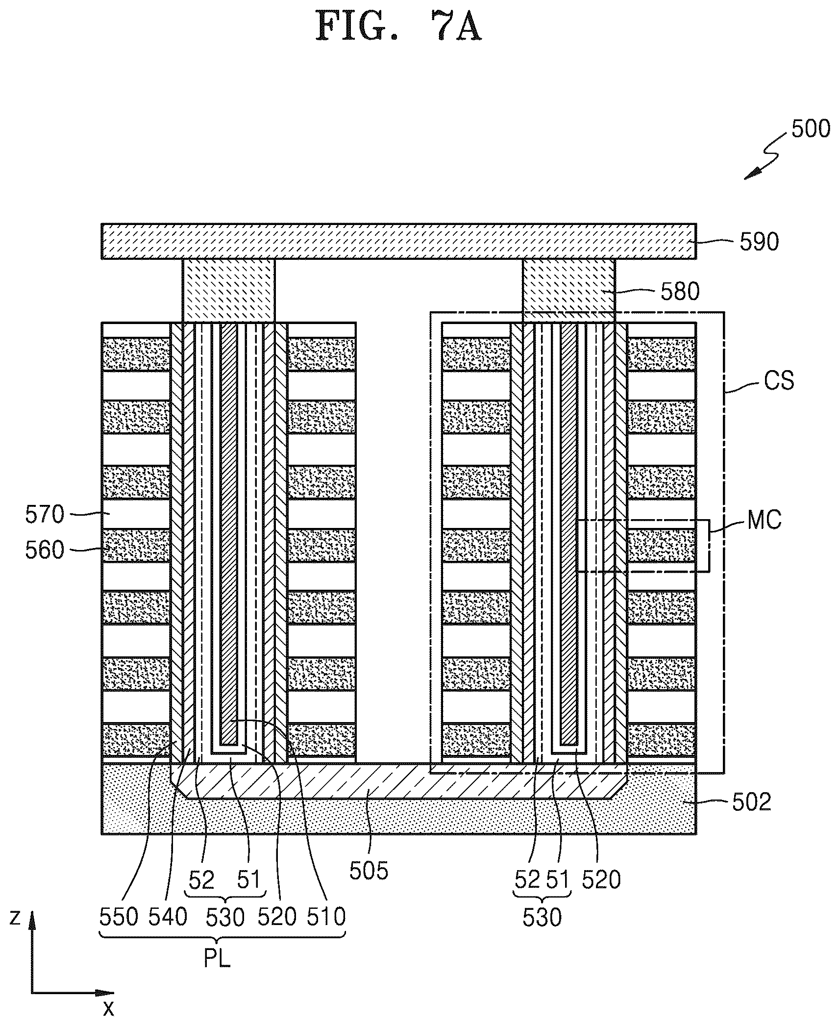 Patent US12621999 Figure 7 – Variable resistance memory device