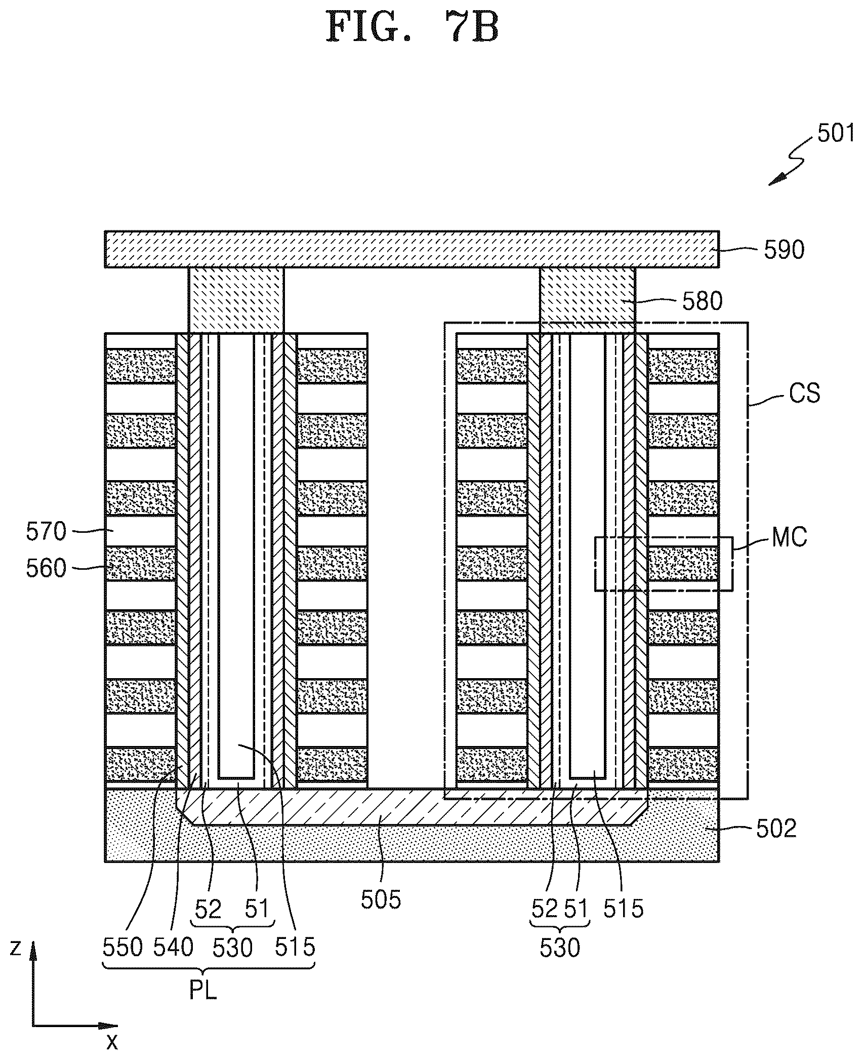 Patent US12621999 Figure 8 – Variable resistance memory device