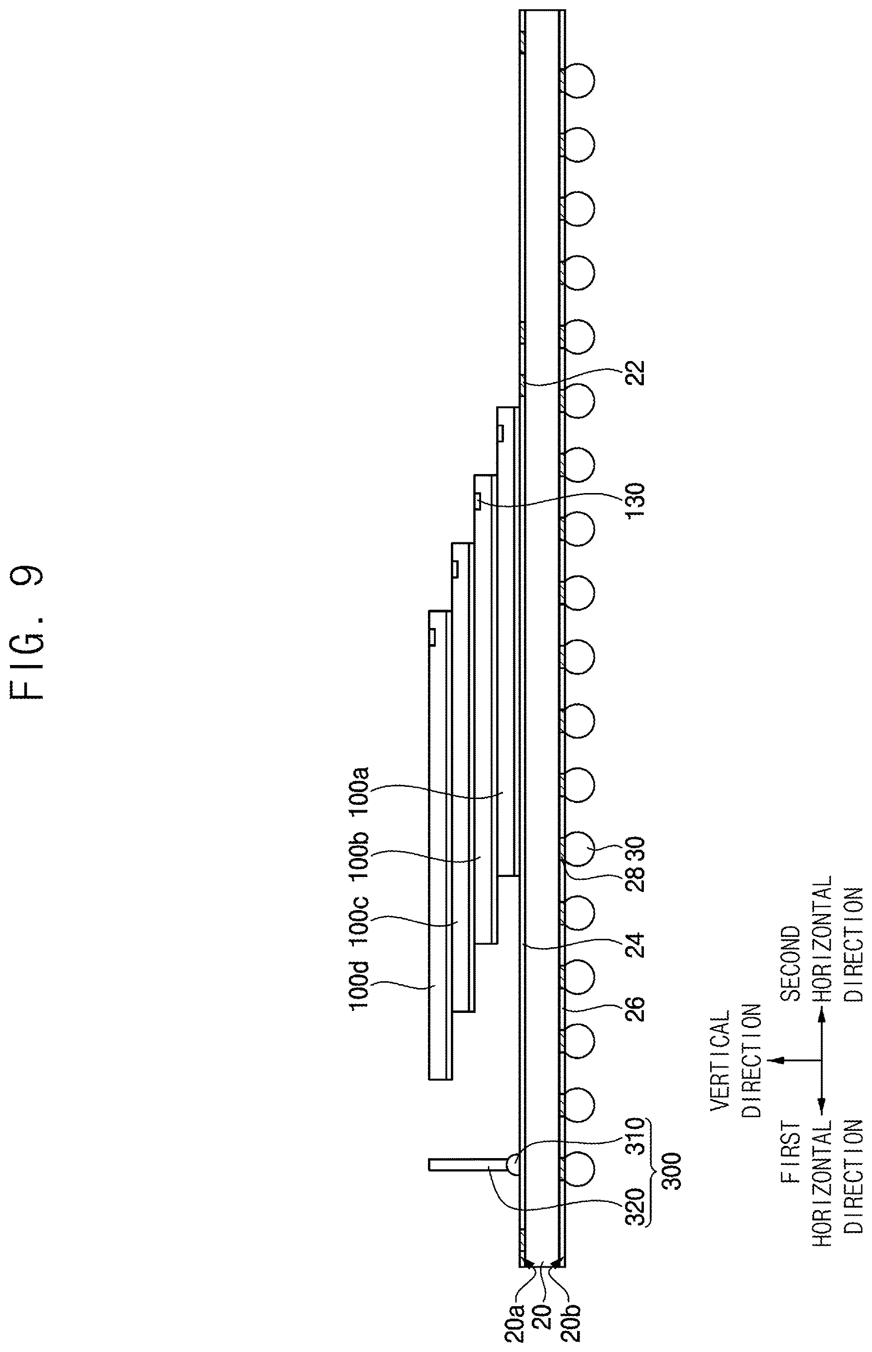 Patent US12622000 Figure 8 – Semiconductor package and method of manufacturing the semiconductor package