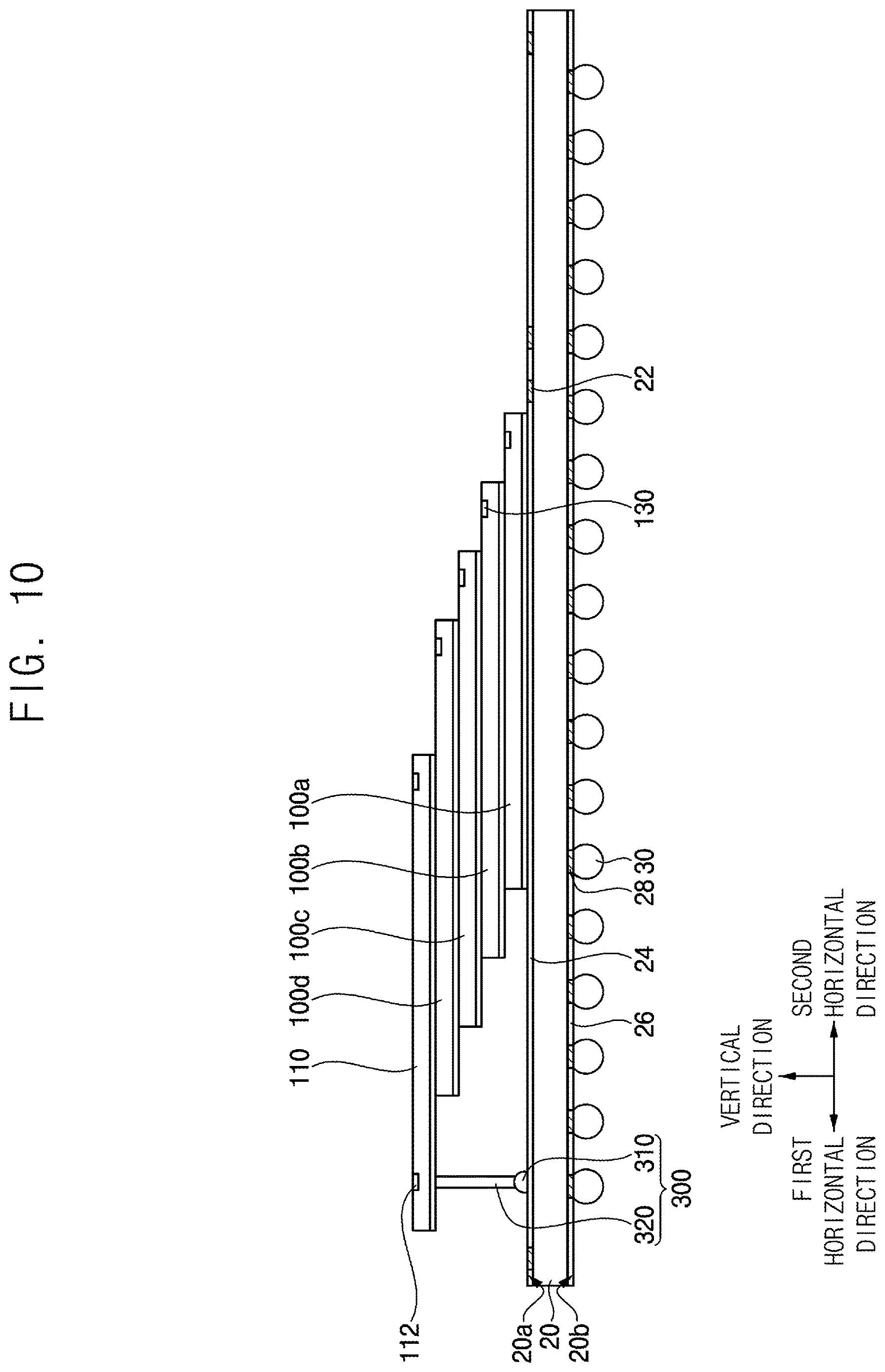 Patent US12622000 Figure 9 – Semiconductor package and method of manufacturing the semiconductor package