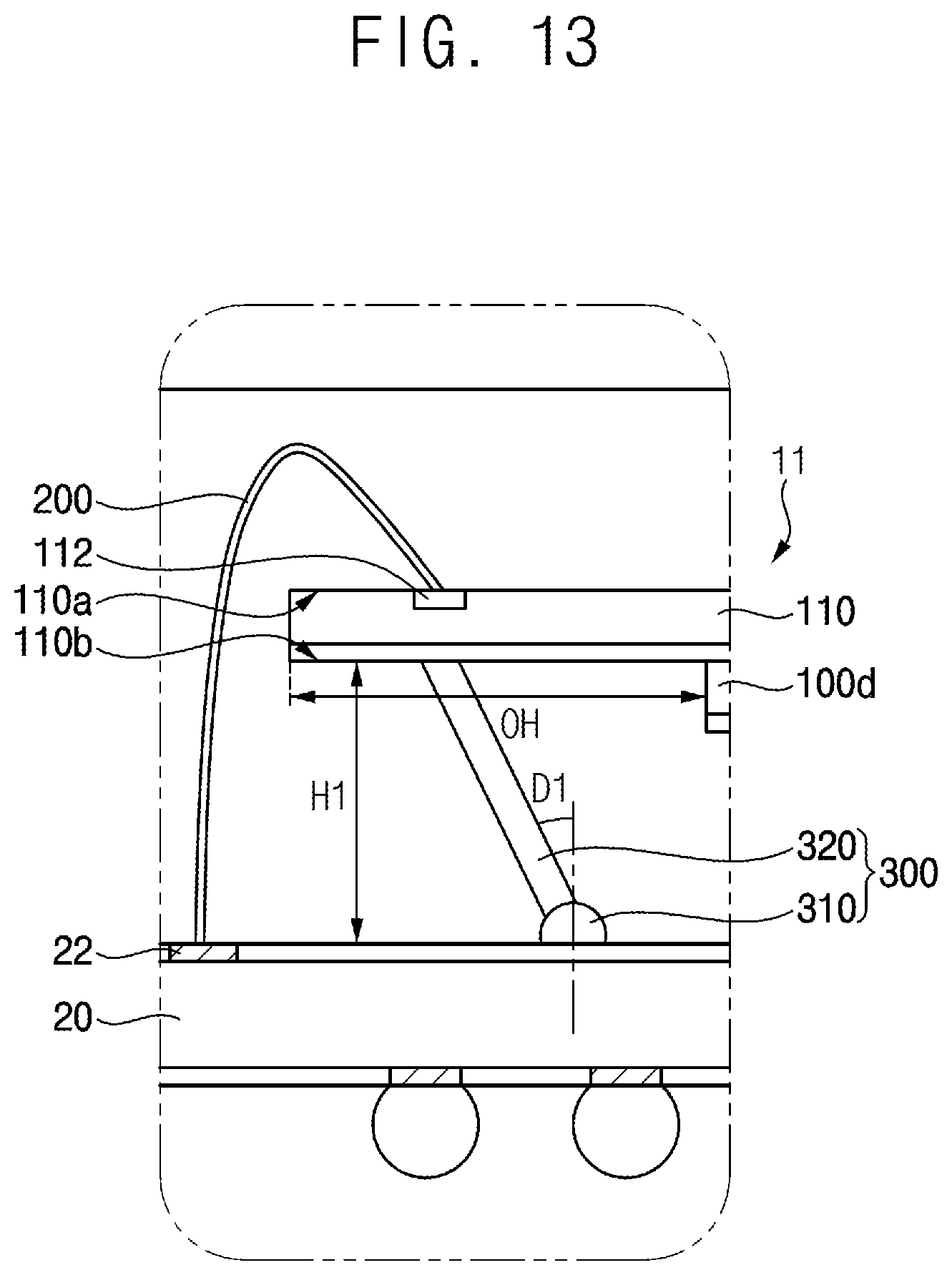 Patent US12622000 Figure 12 – Semiconductor package and method of manufacturing the semiconductor package