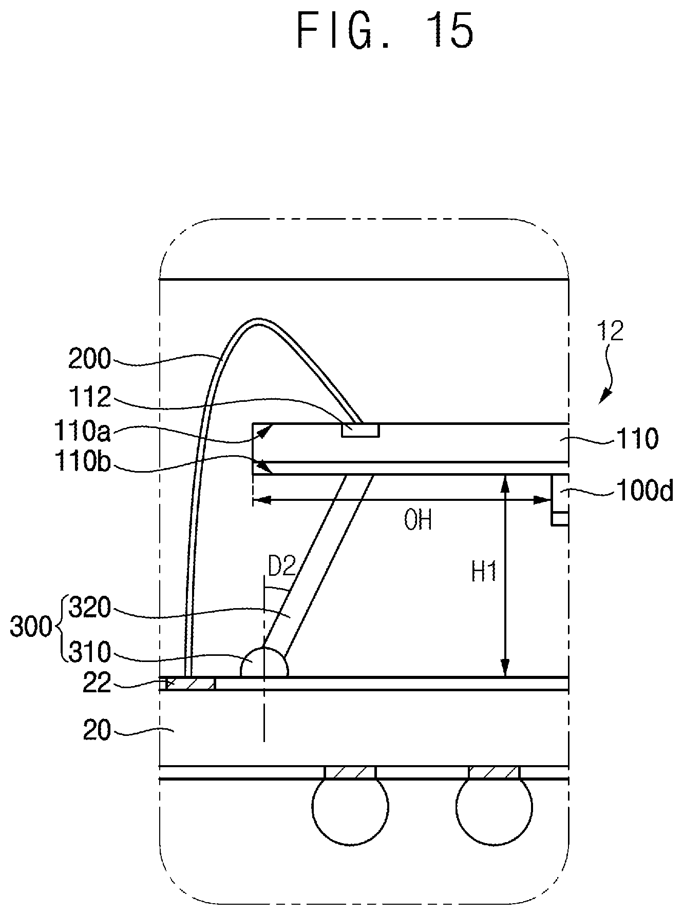 Patent US12622000 Figure 14 – Semiconductor package and method of manufacturing the semiconductor package