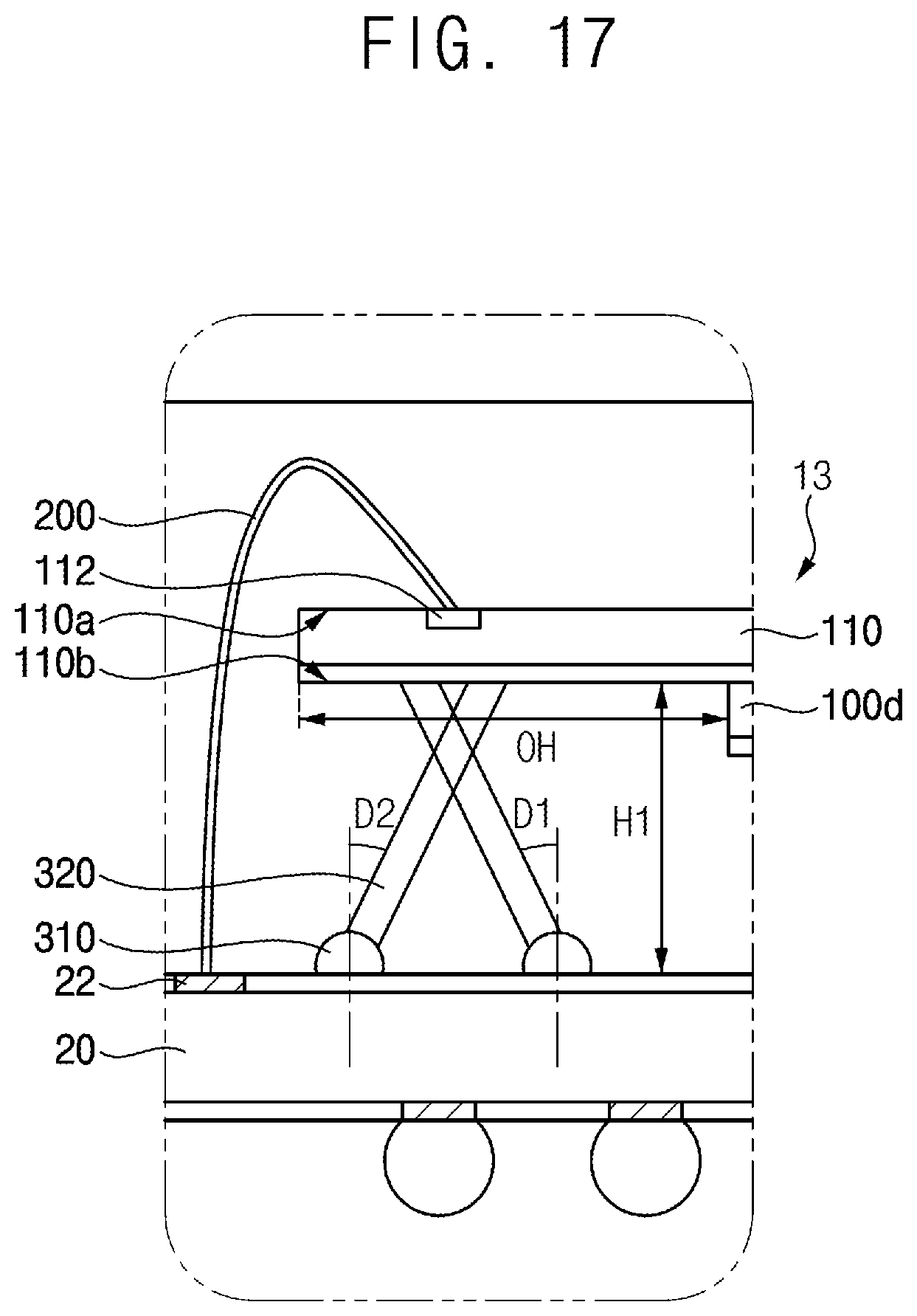 Patent US12622000 Figure 16 – Semiconductor package and method of manufacturing the semiconductor package