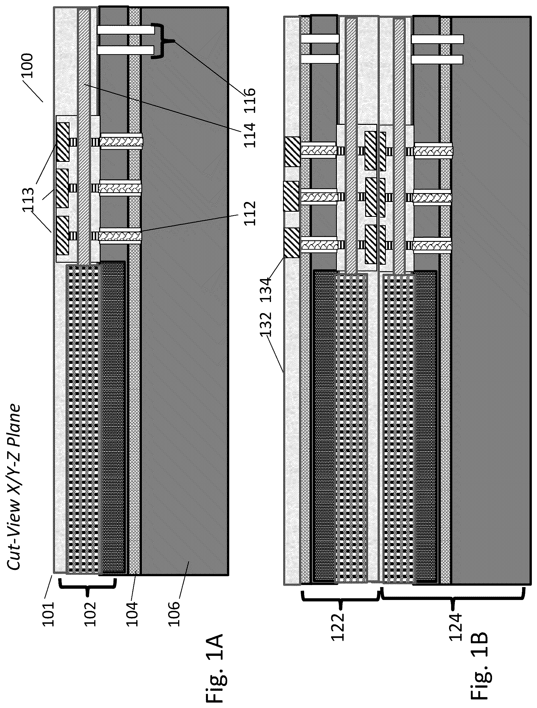Patent US12622001 — 3D semiconductor device, structure and methods with memory arrays and connectivity structures — Figure 1