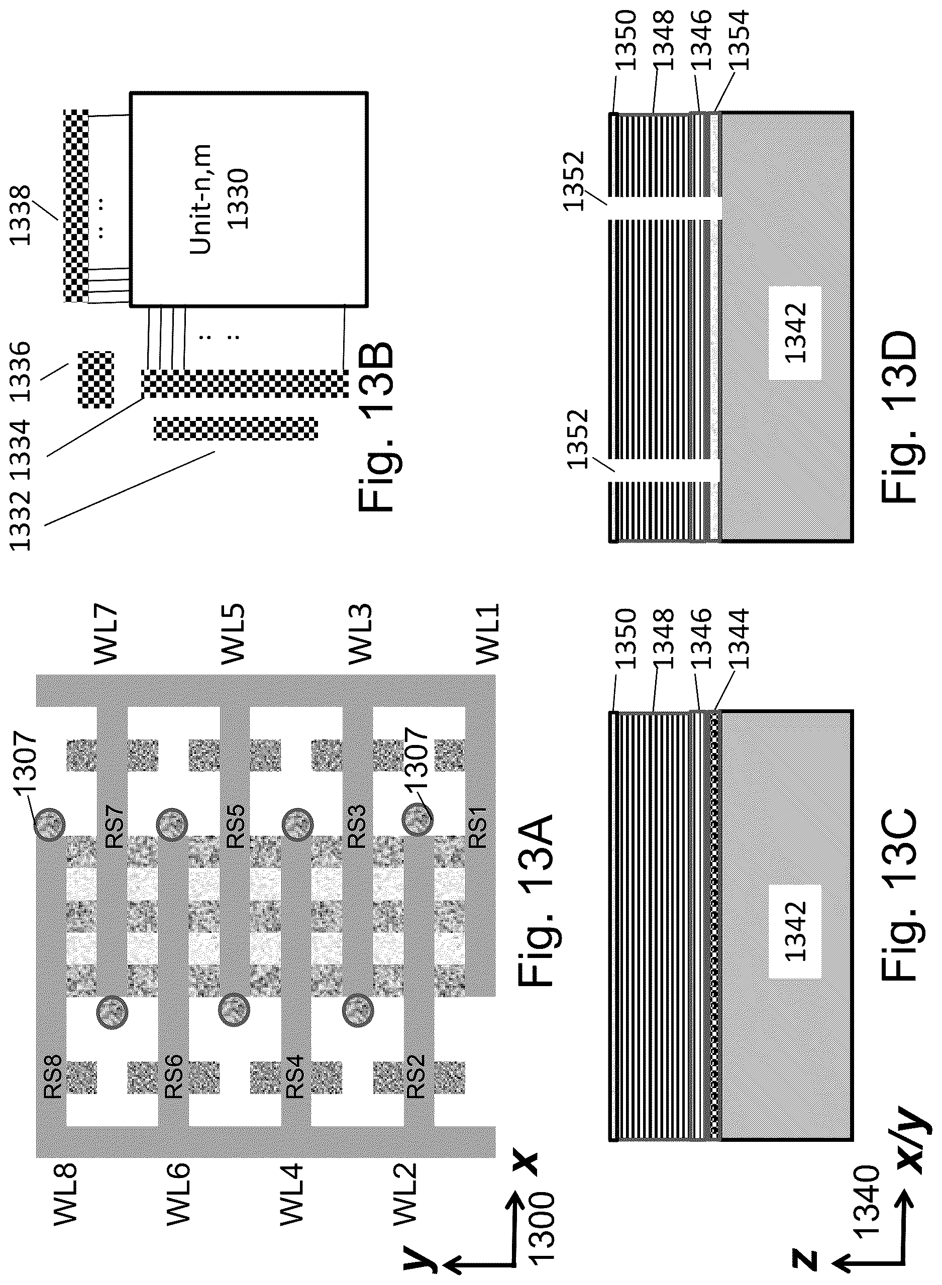 Patent US12622001 Figure 17 – 3D semiconductor device, structure and methods with memory arrays and connectivity structures