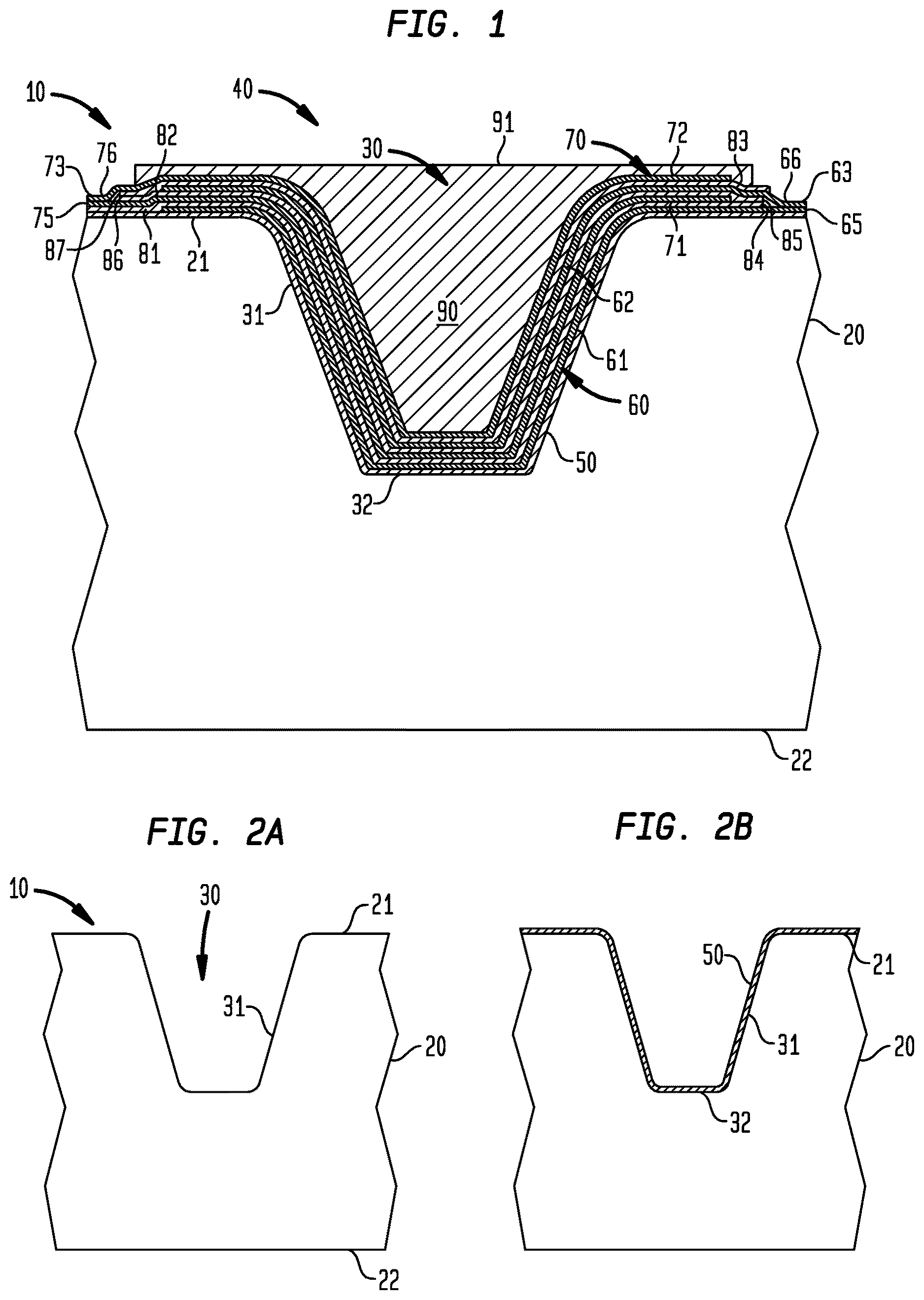 Patent US12622003 Figure 1 – High density three-dimensional integrated capacitors