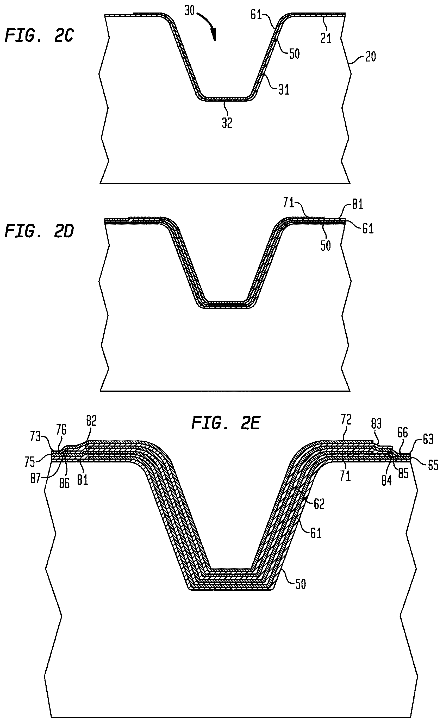 Patent US12622003 Figure 2 – High density three-dimensional integrated capacitors