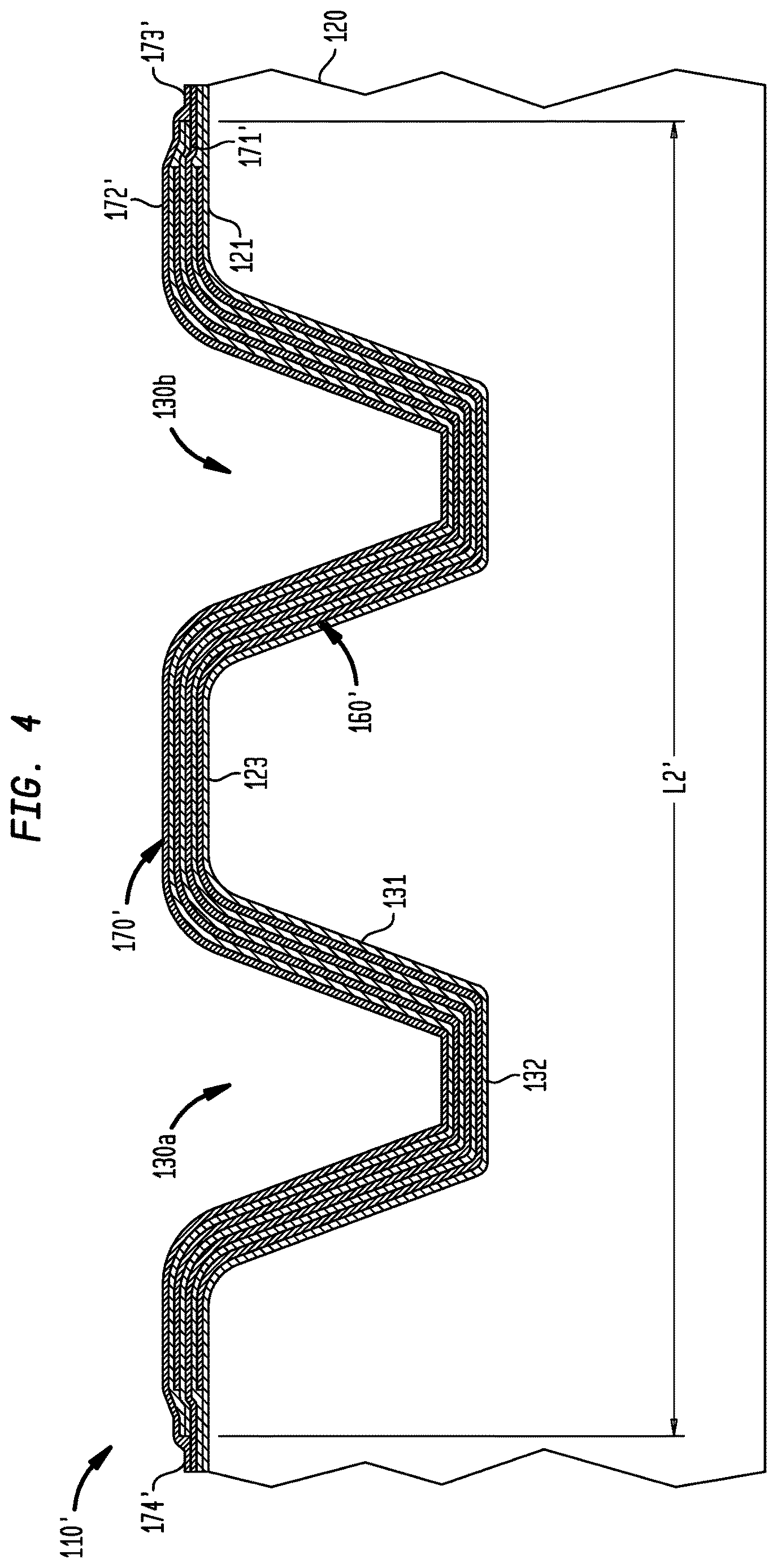 Patent US12622003 Figure 4 – High density three-dimensional integrated capacitors