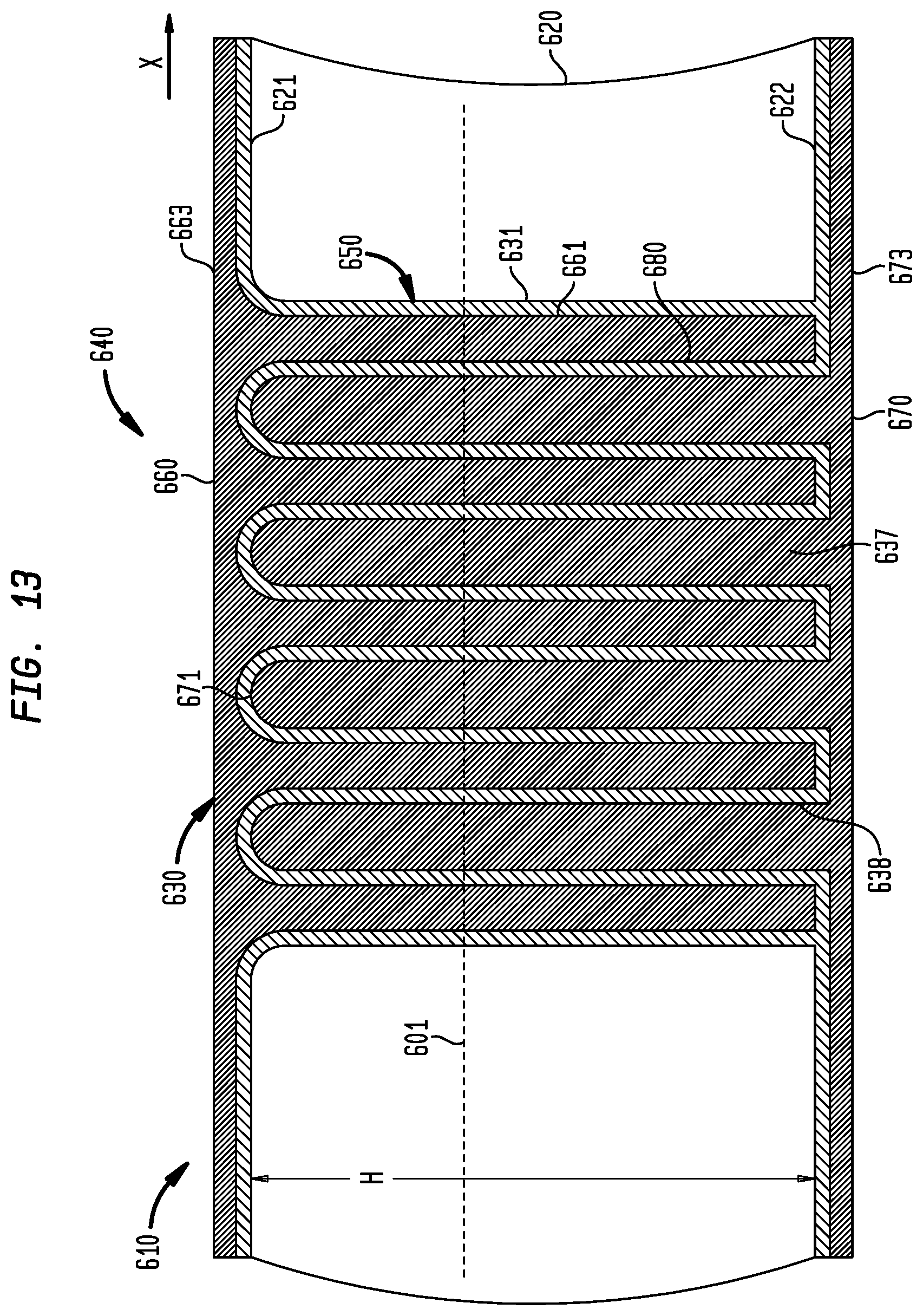 Patent US12622003 Figure 14 – High density three-dimensional integrated capacitors