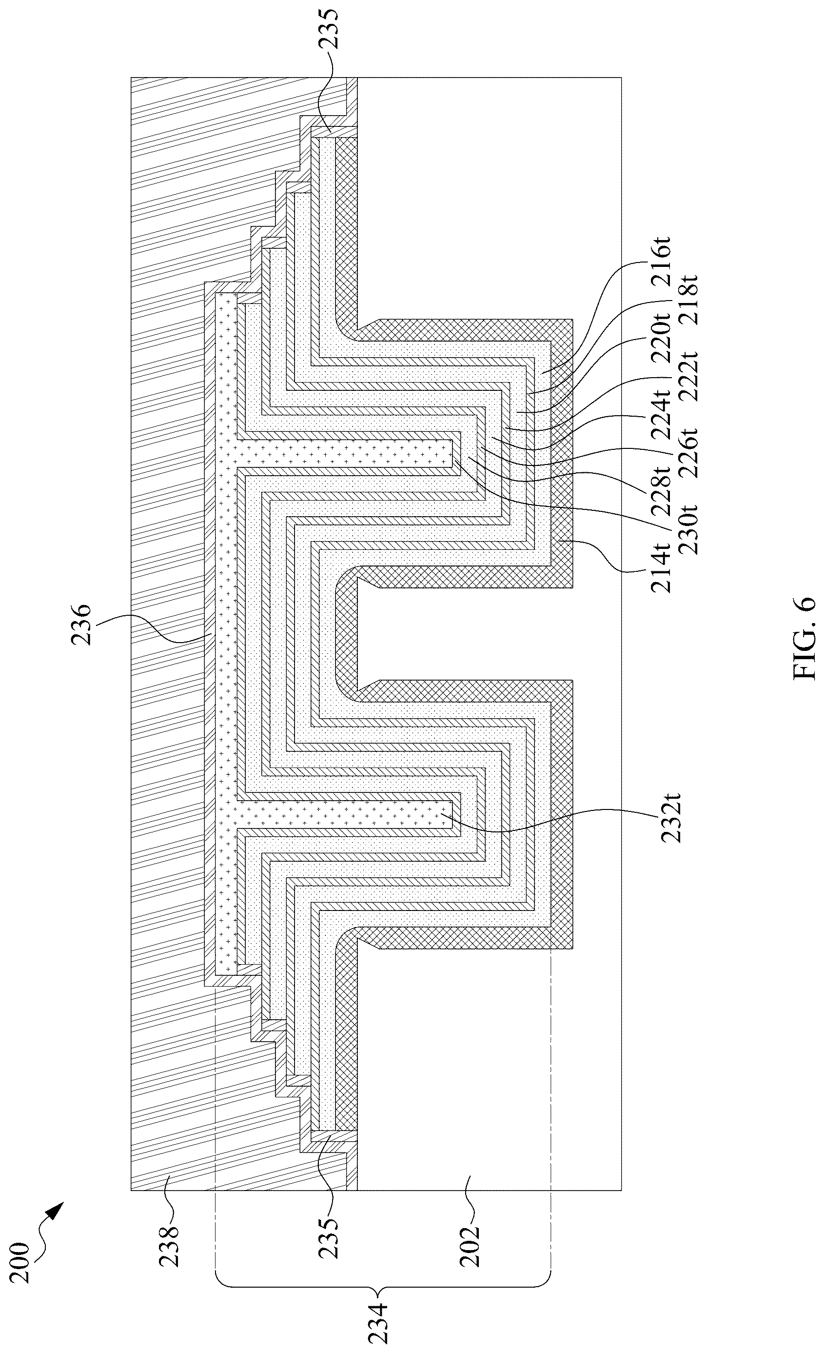 Patent US12622004 Figure 9 – Semiconductor trench capacitor structure and manufacturing method thereof