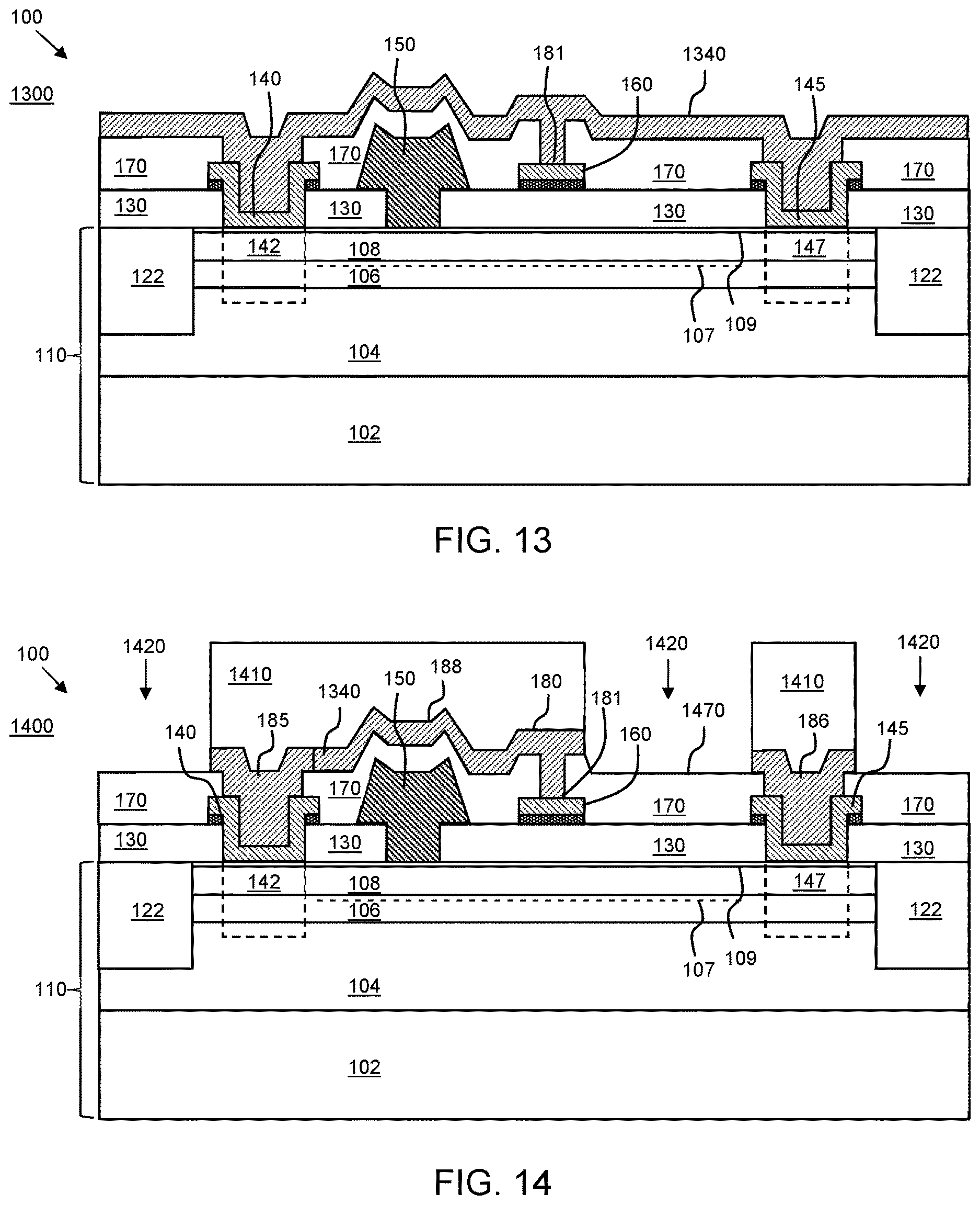 Patent US12622011 Figure 8 – Semiconductor device with diffusion barrier layer and method of fabrication therefor