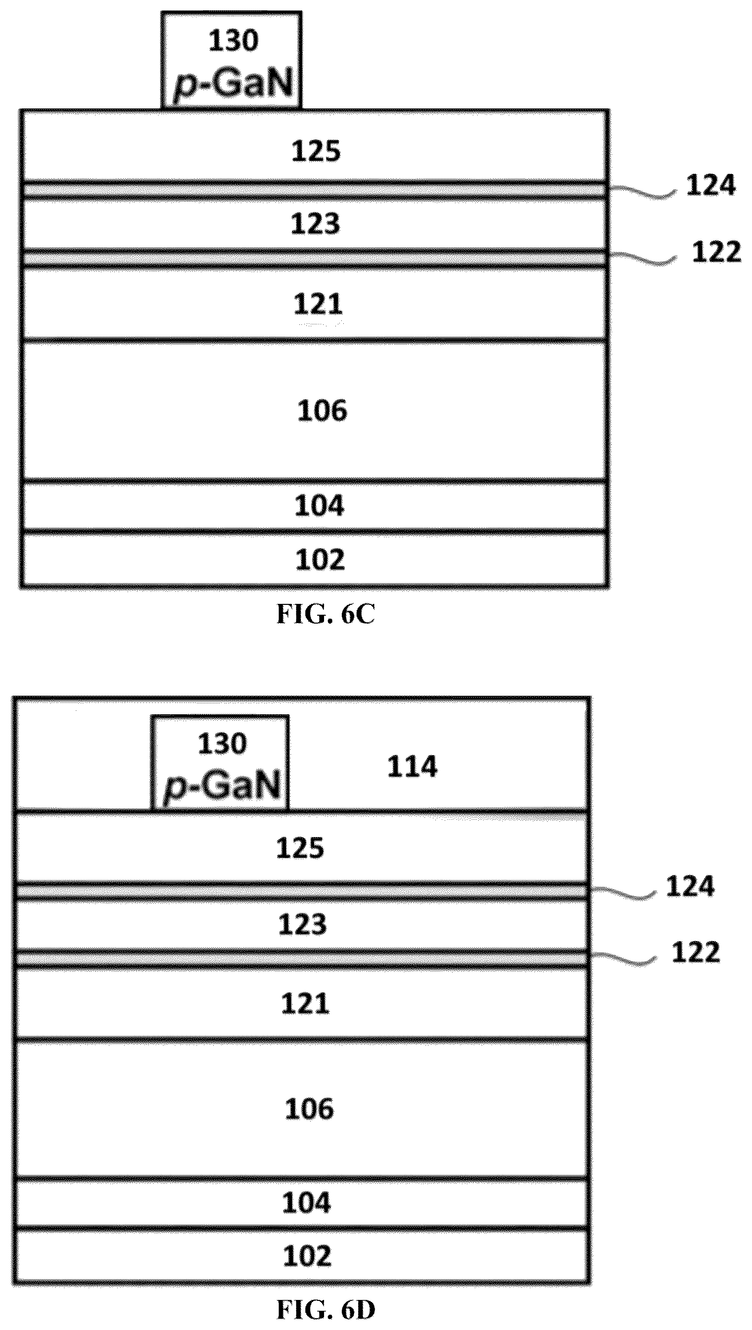 Patent US12622012 Figure 6 – Normally-off p -GaN gate double channel HEMT and the manufacturing method thereof