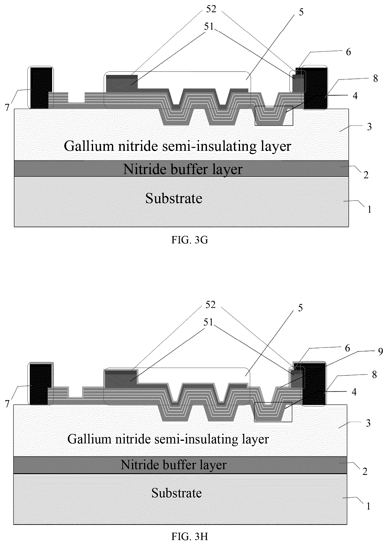 Patent US12622013 Figure 6 – Folded channel gallium nitride based field-effect transistor and method of manufacturing the same