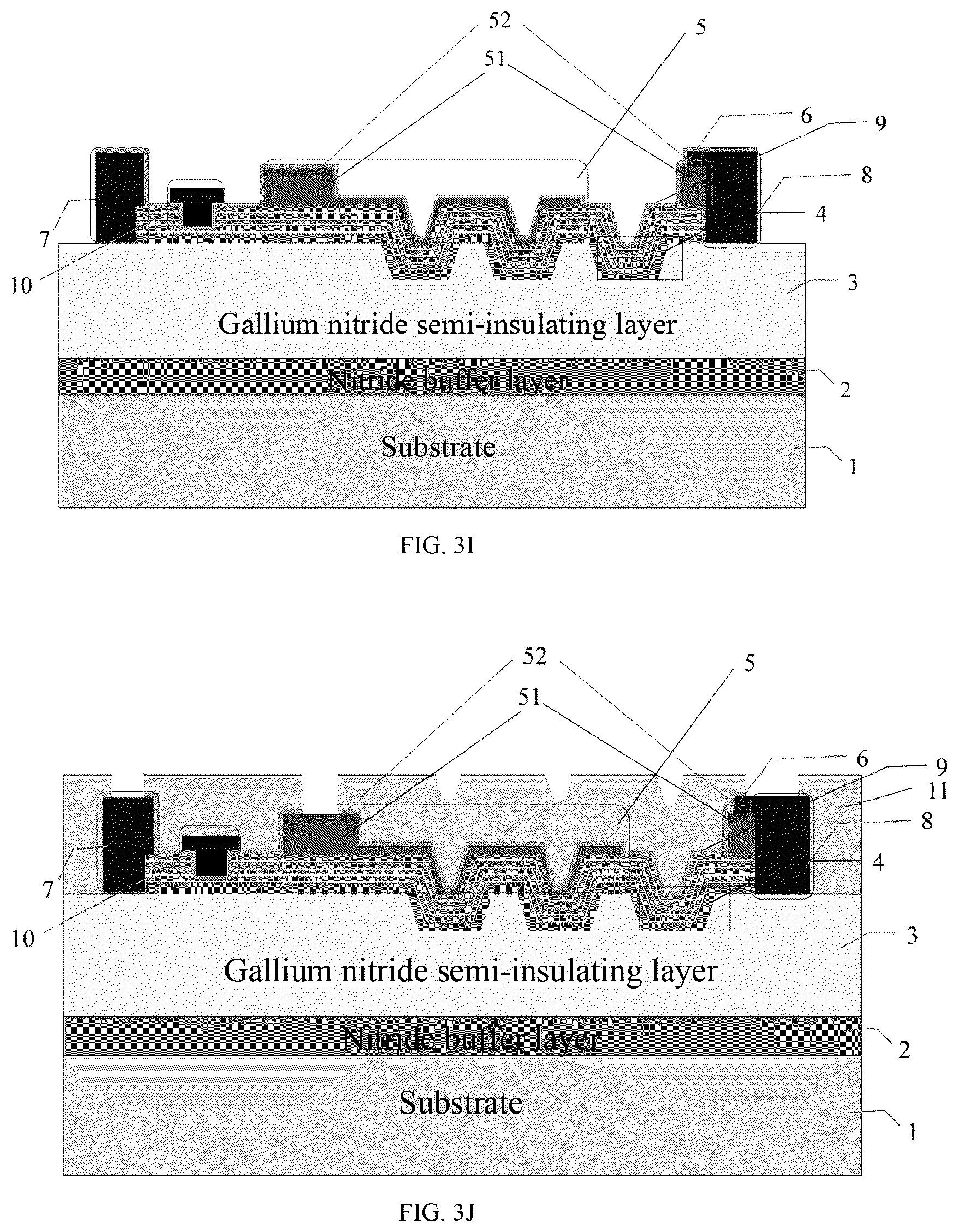 Patent US12622013 Figure 7 – Folded channel gallium nitride based field-effect transistor and method of manufacturing the same